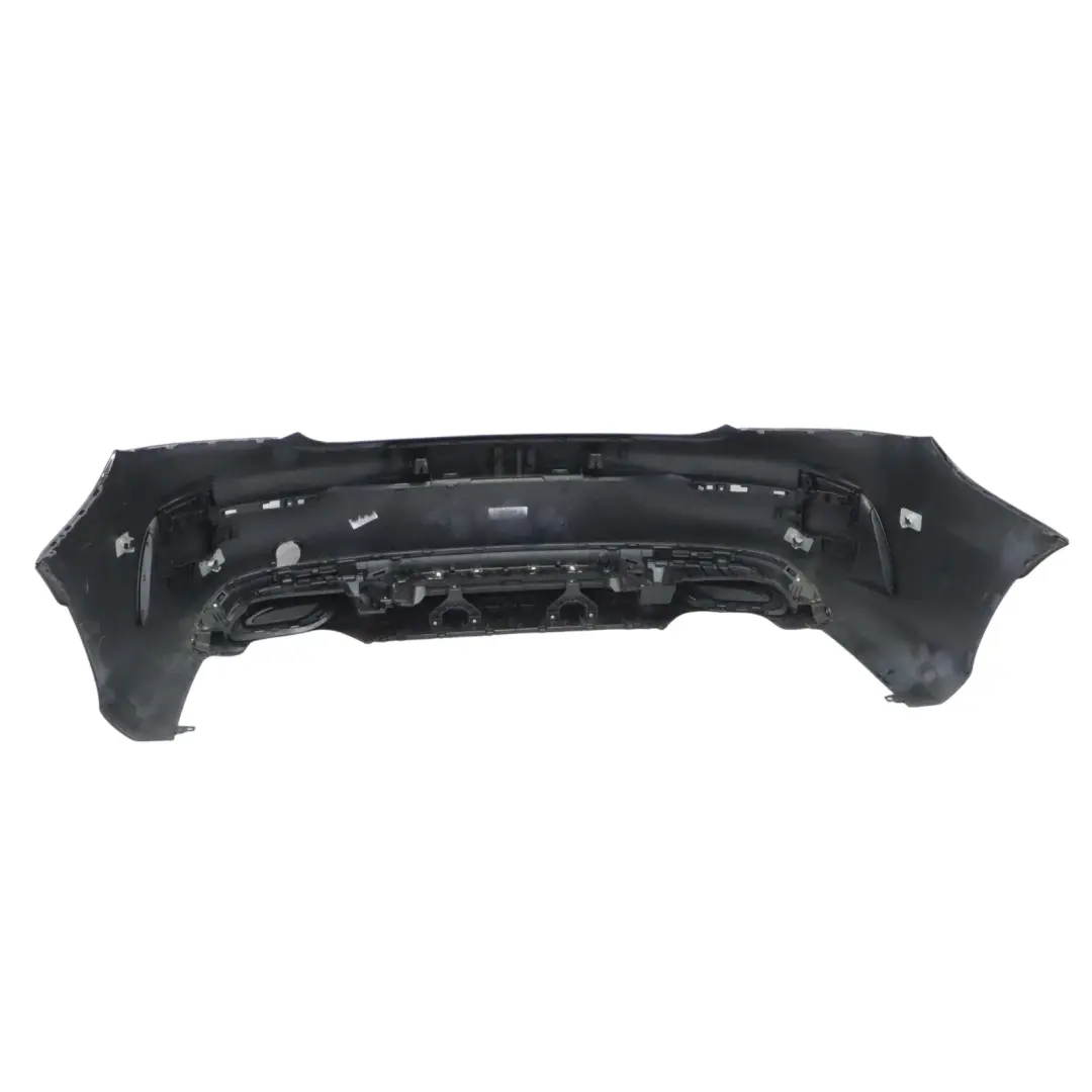 Mercedes C205 Bumper Rear Trim Panel Covering AMG Obsidian Black Metallic - 197 - SKU A2058802206-OB1 - Part number A2058802206