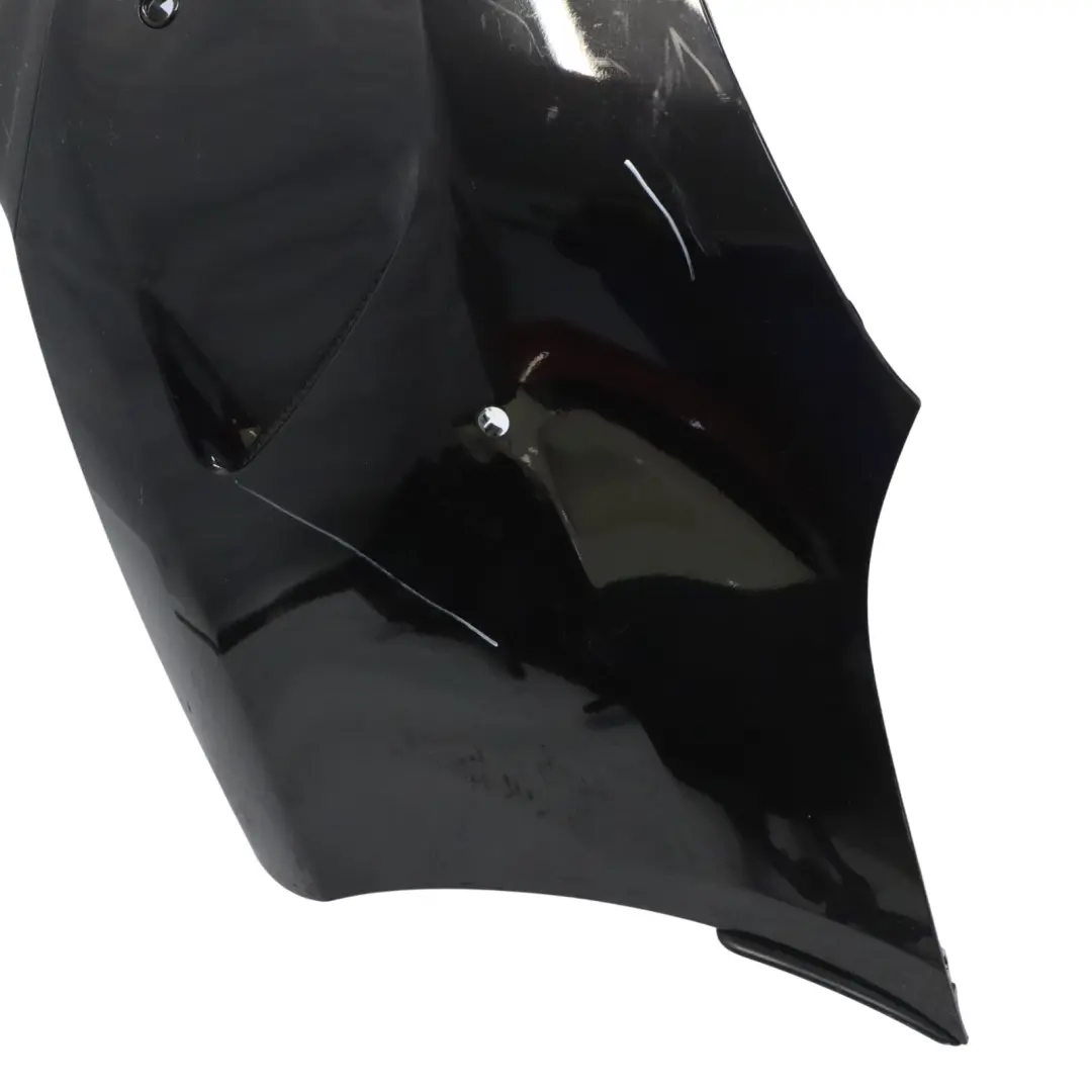 Mercedes C205 Bumper Rear Trim Panel Covering AMG Obsidian Black Metallic - 197 - SKU A2058802206-OB1 - Part number A2058802206