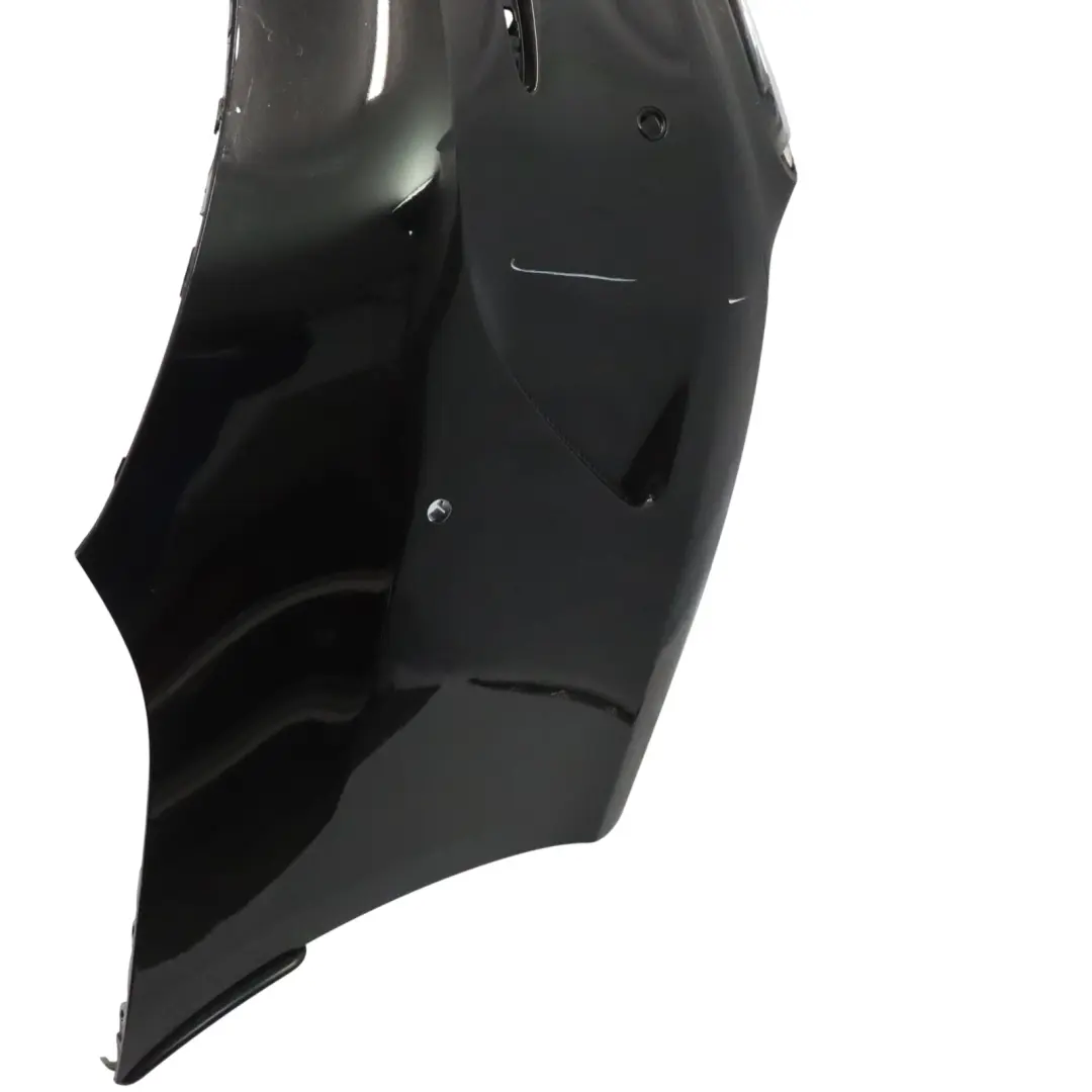 Mercedes C205 Bumper Rear Trim Panel Covering AMG Obsidian Black Metallic - 197 - SKU A2058802206-OB1 - Part number A2058802206