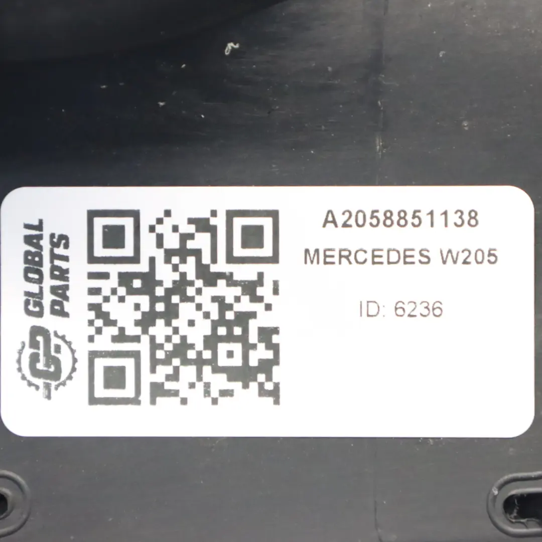 Panneau d'habillage du pare-chocs arrière pour Mercedes W205 à propos du numéro de pièce A2058851138 Mercedes W205 Panneau d'habillage du pare-chocs arrière - SKU A2058851138 - Numéro de pièce A2058851138