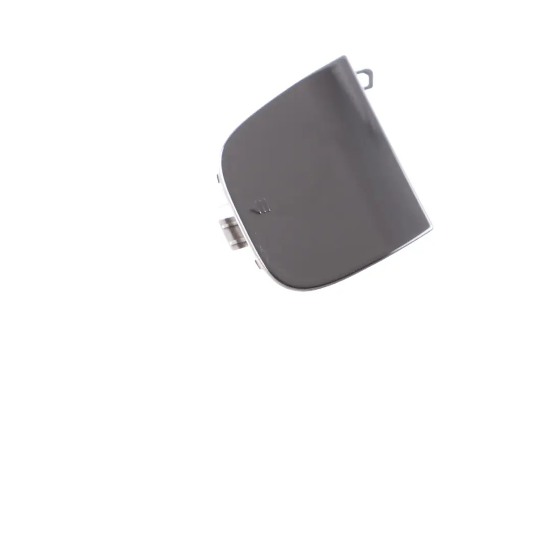 Bumper Tow Cover Obsidian Black Metallic - 197 to Mercedes W205 Rear with Part number A2058851624 Mercedes W205 Rear Bumper Tow Cover Obsidian Black Metallic - 197 - SKU A2058851624-OB - Part number A2058851624