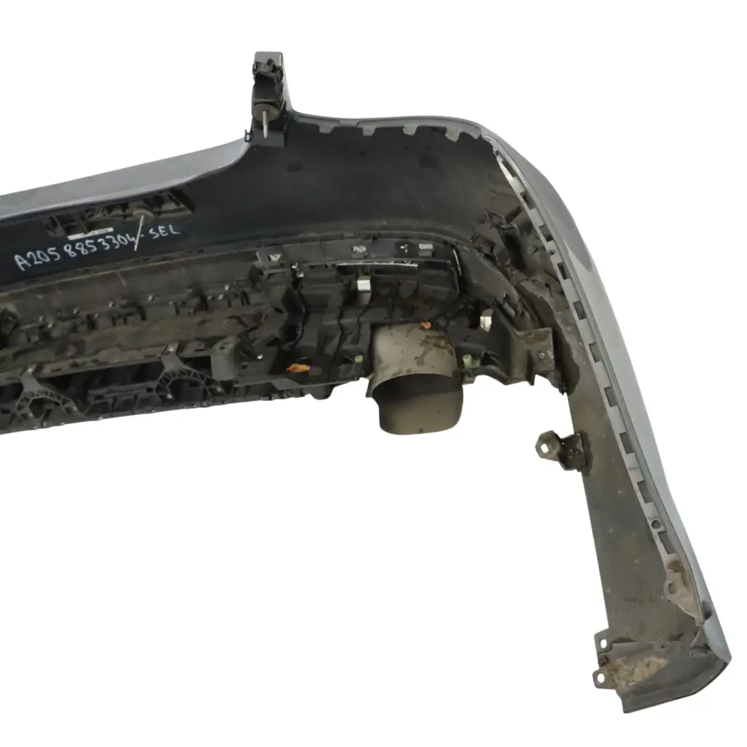 Mercedes W205 Bumper Rear Trim Panel AMG Selenite Grey Metallic - 992 - SKU A2058853304-SEL - Part number A2058853304