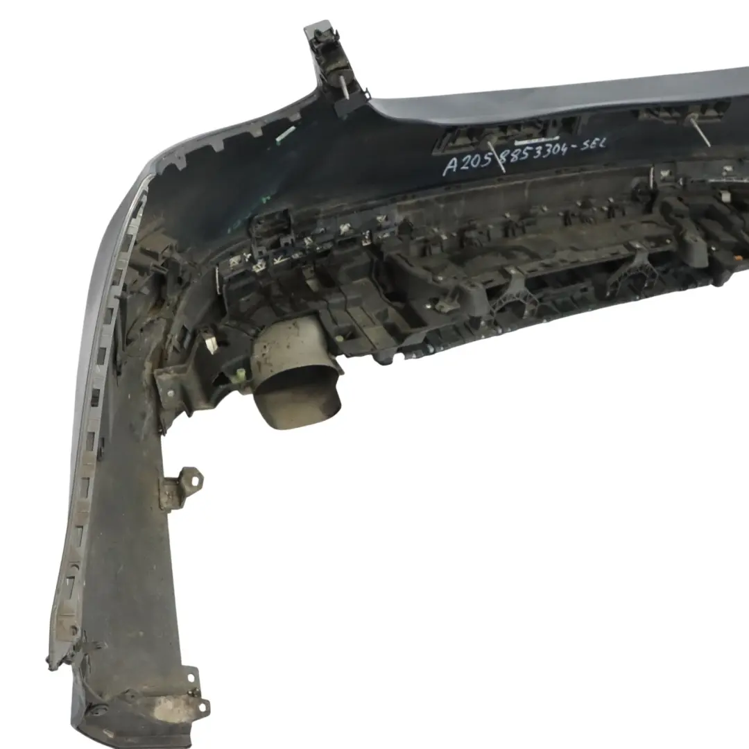 Mercedes W205 Bumper Rear Trim Panel AMG Selenite Grey Metallic - 992 - SKU A2058853304-SEL - Part number A2058853304