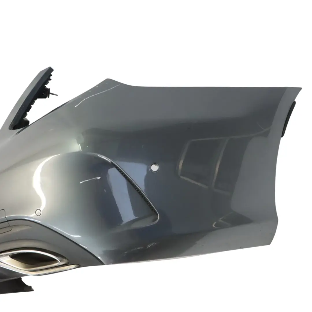Bumper Rear Trim Panel AMG Selenite Grey Metallic - 992 to Mercedes W205 with Part number A2058853304 Mercedes W205 Bumper Rear Trim Panel AMG Selenite Grey Metallic - 992 - SKU A2058853304-SEL - Part number A2058853304