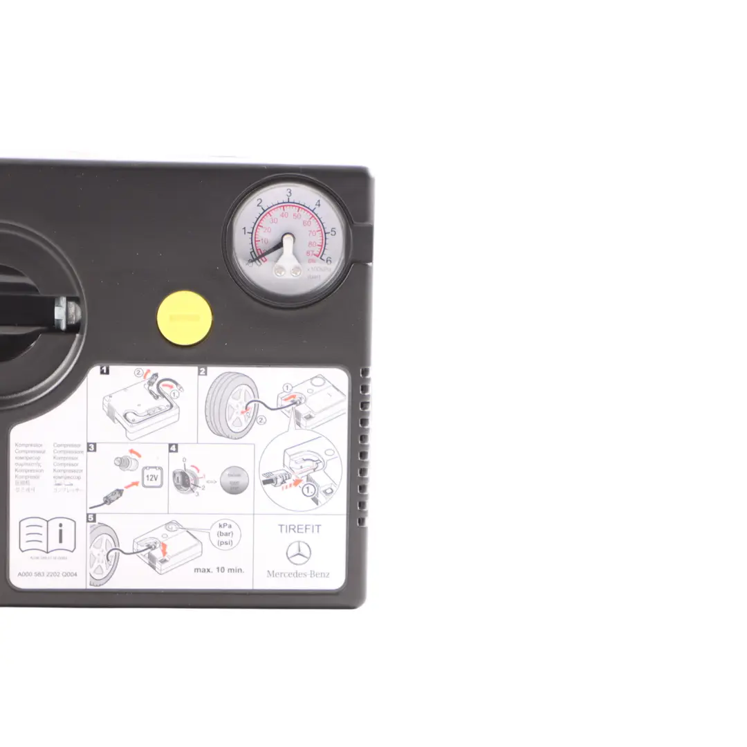 Tire Sealant Compressor Emergency Kit Set Tool Box to Mercedes W205 with Part number A2058991100 Mercedes W205 Tire Sealant Compressor Emergency Kit Set Tool Box - SKU A2058991100 - Part number A2058991100