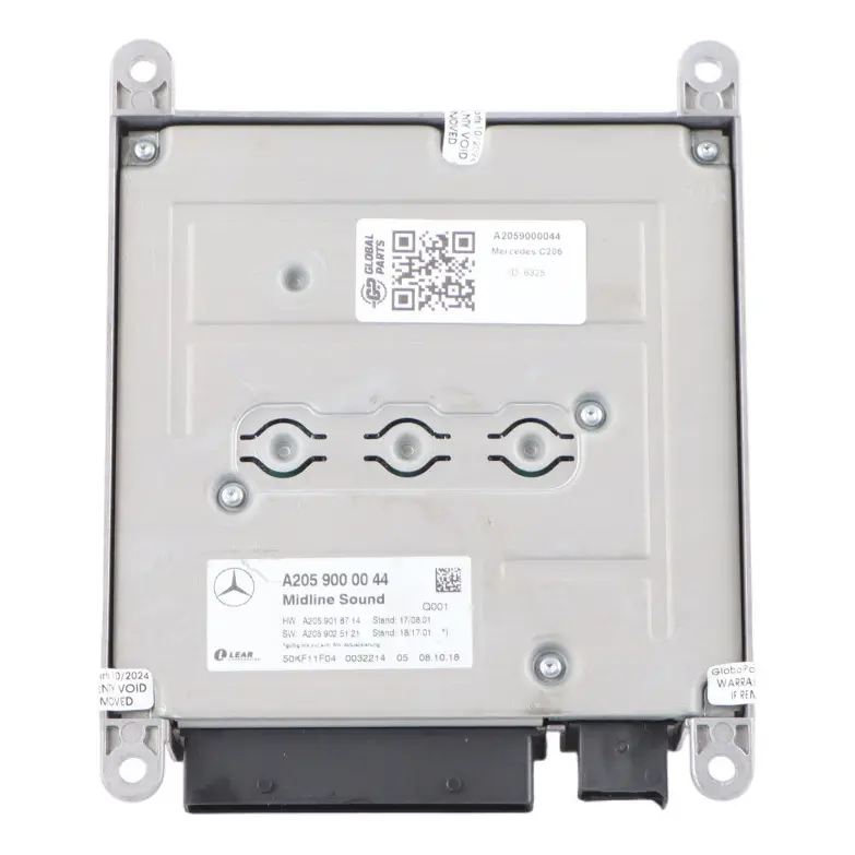 Midline Sound Audio-Verstärkereinheit für Mercedes C205 mit Teilenummer A2059000044 Mercedes C205 Midline Sound Audio-Verstärkereinheit - SKU A2059000044 - Teilenummer A2059000044
