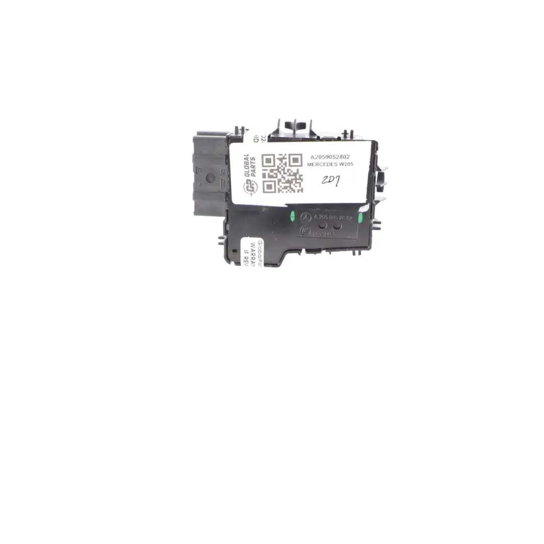 Mercedes W205 Control Ajuste Asiento Delantero Interruptor Regulador - SKU A2059052802 - Número de pieza A2059052802