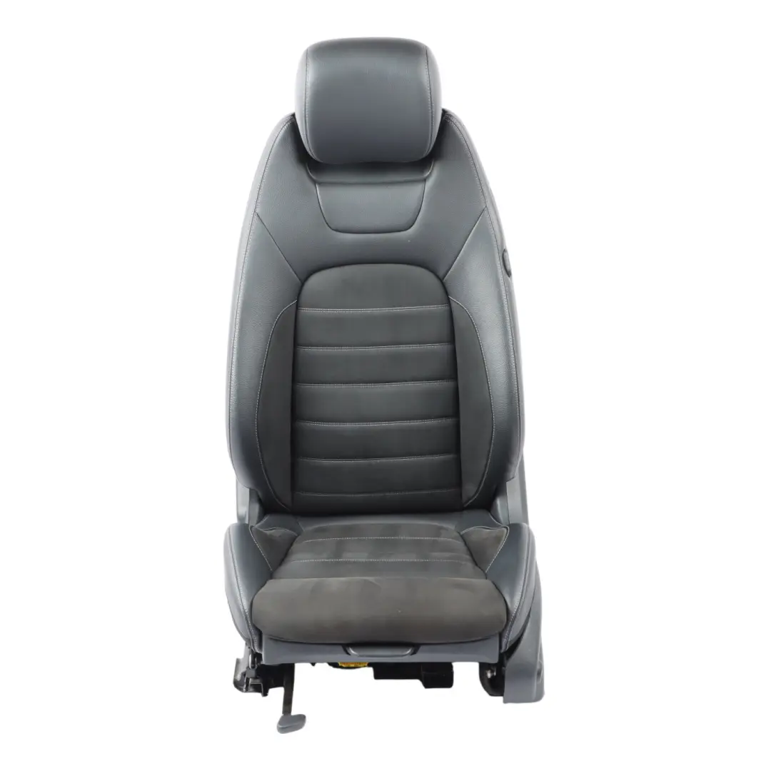 Mercedes C205 Coupe Siège Avant Gauche Cuir Imitation Noir Chauffant Electrique - SKU A2059106302-2 - Numéro de pièce A2059106302