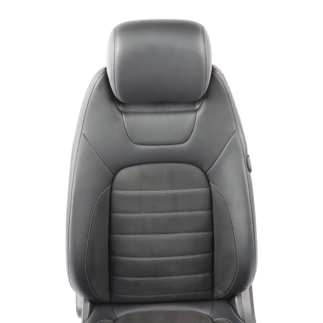 Mercedes C205 Asiento Delantero Izquierdo Imitación Cuero Negro Calefactable - SKU A2059106302-2 - Número de pieza A2059106302