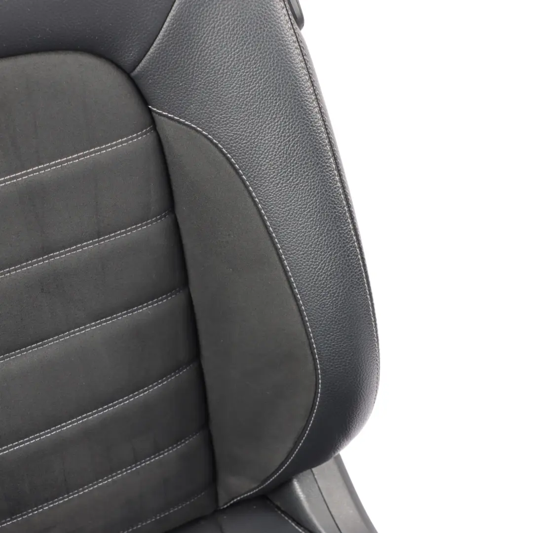 Mercedes C205 Asiento Delantero Izquierdo Imitación Cuero Negro Calefactable - SKU A2059106302-2 - Número de pieza A2059106302