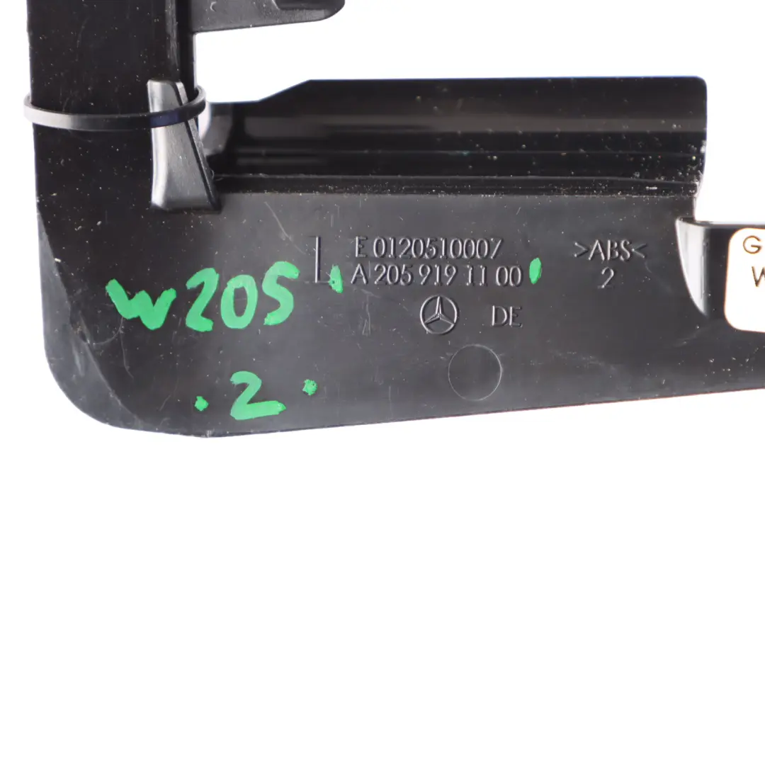 Front Seat Rail Cover Trim Rear Left N/S Panel Black to Mercedes W205 with Part number A2059191100 Mercedes W205 Front Seat Rail Cover Trim Rear Left N/S Panel Black - SKU A2059191100 - Part number A2059191100