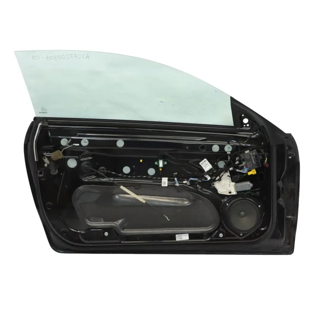 Door Front Left N/S Obsidian Black Metallic - 197 to Mercedes A207 Cabrio with Part number A2077200305 Mercedes A207 Cabrio Door Front Left N/S Obsidian Black Metallic - 197 - SKU A2077200305-OB - Part number A2077200305