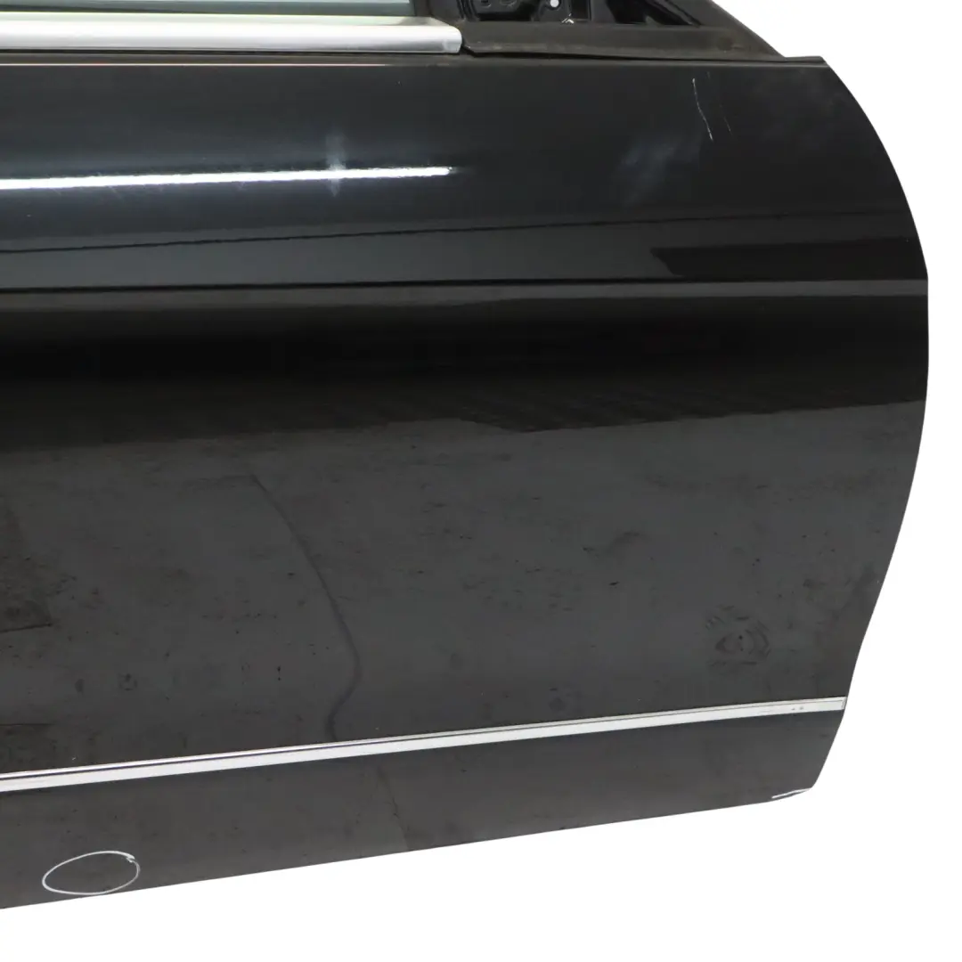 Mercedes A207 Cabrio Door Front Right O/S Obsidian Black Metallic - 197 - SKU A2077200405-OB - Part number A2077200405