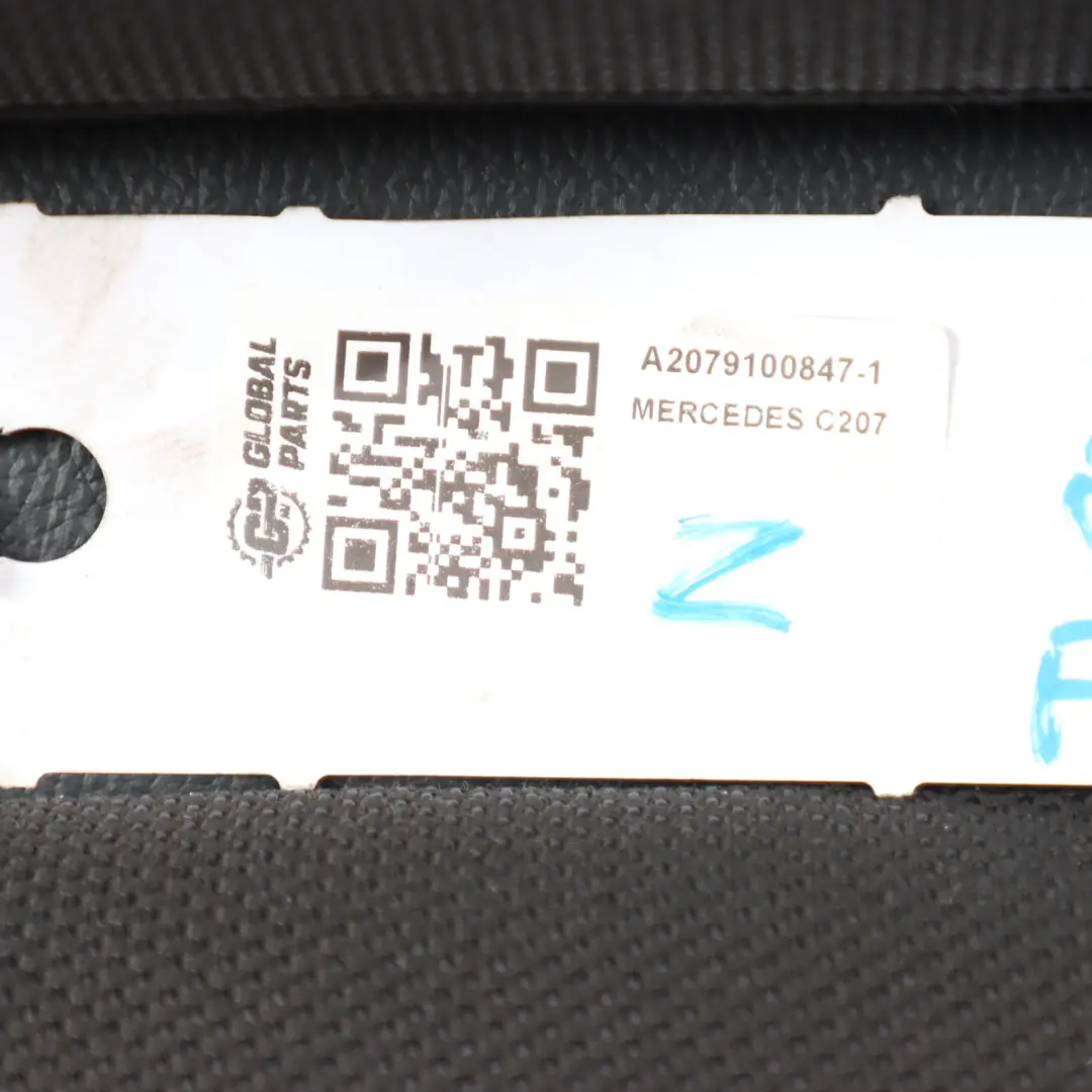  Front Seat Mercedes C204 C207 A207 Leather Cloth Black Electric Left N/S - SKU A2079100847-1 - Part number A2079100847