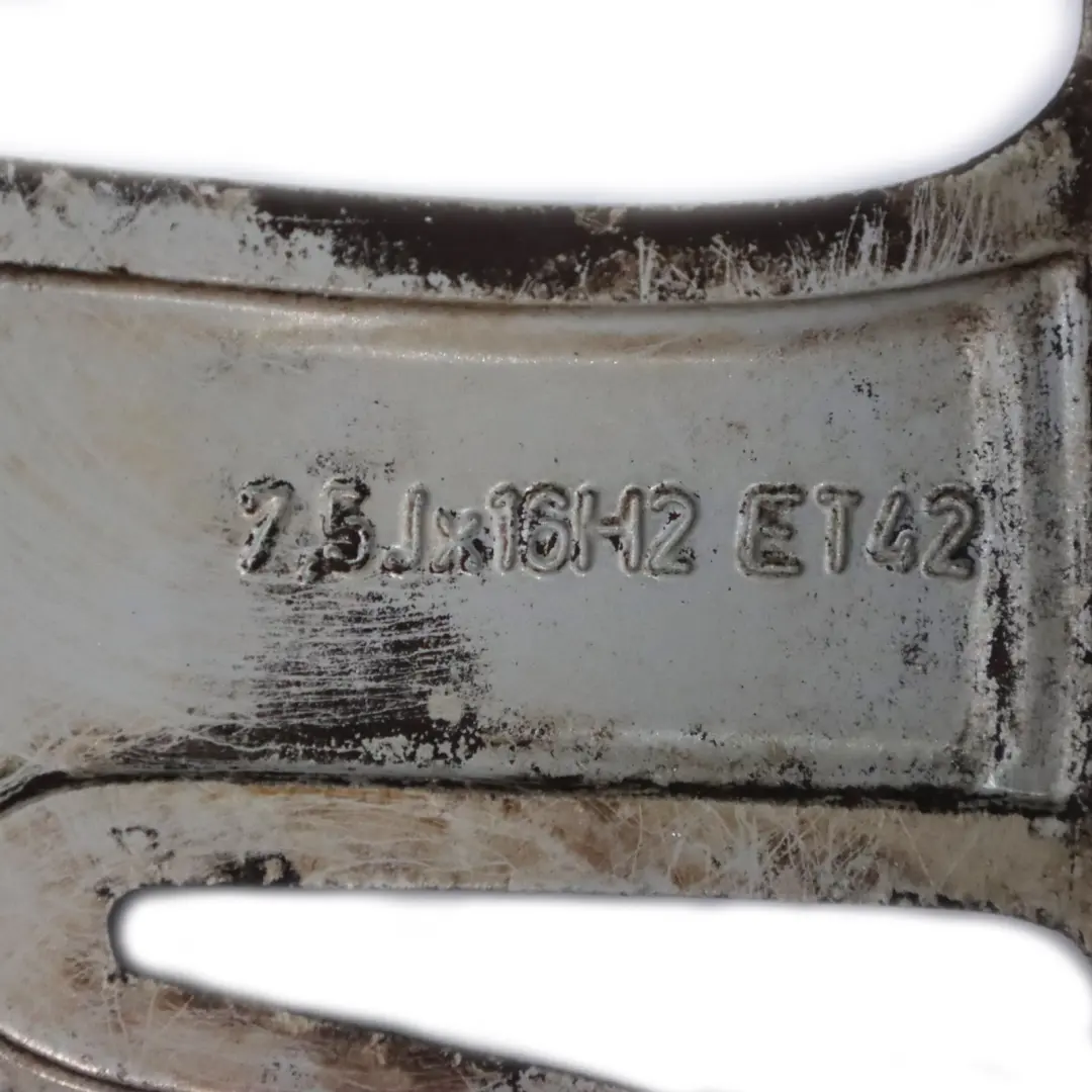 Mercedes W211 Felga Aluminiowa Srebrna 16" ET:42 7,5J - SKU A2114017102-1 - Numer Części A2114017102