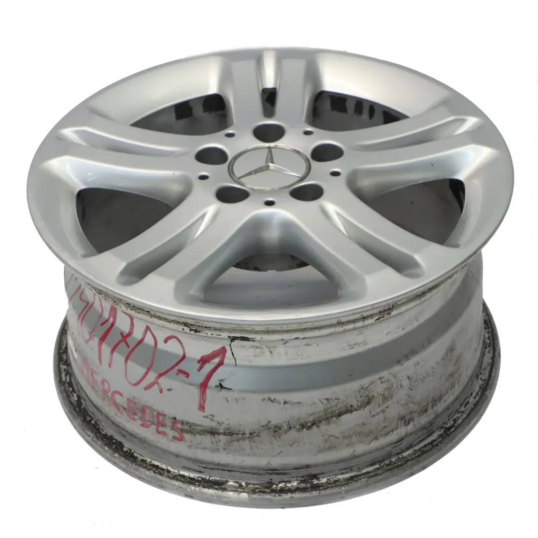 Mercedes W211 Felga Aluminiowa Srebrna 16" ET:42 7,5J - SKU A2114017102-1 - Numer Części A2114017102