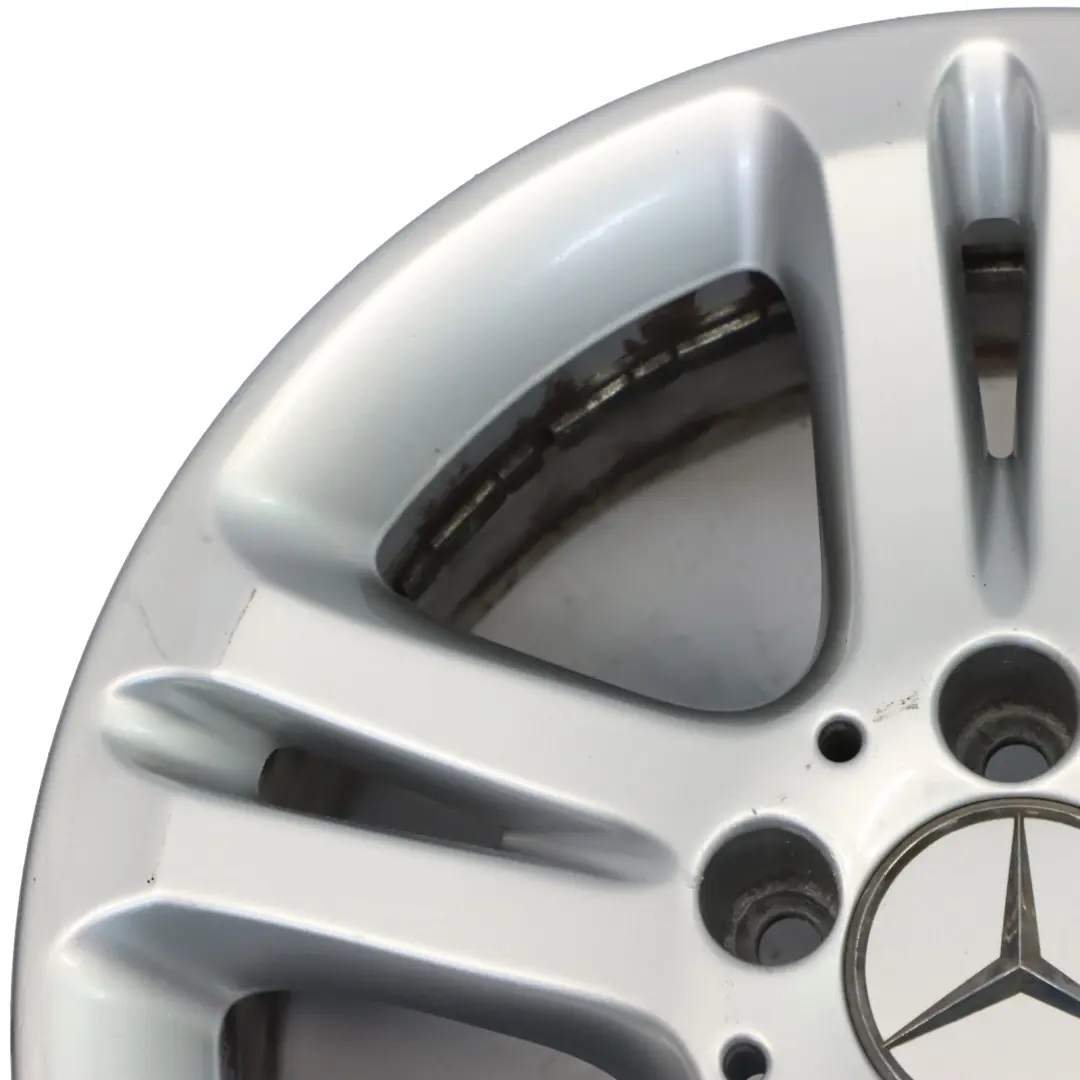 Mercedes W211 Silver Wheel Alloy Rim 16" 5 Double Spoke ET:42 7,5J - SKU A2114017102-2 - Part number A2114017102
