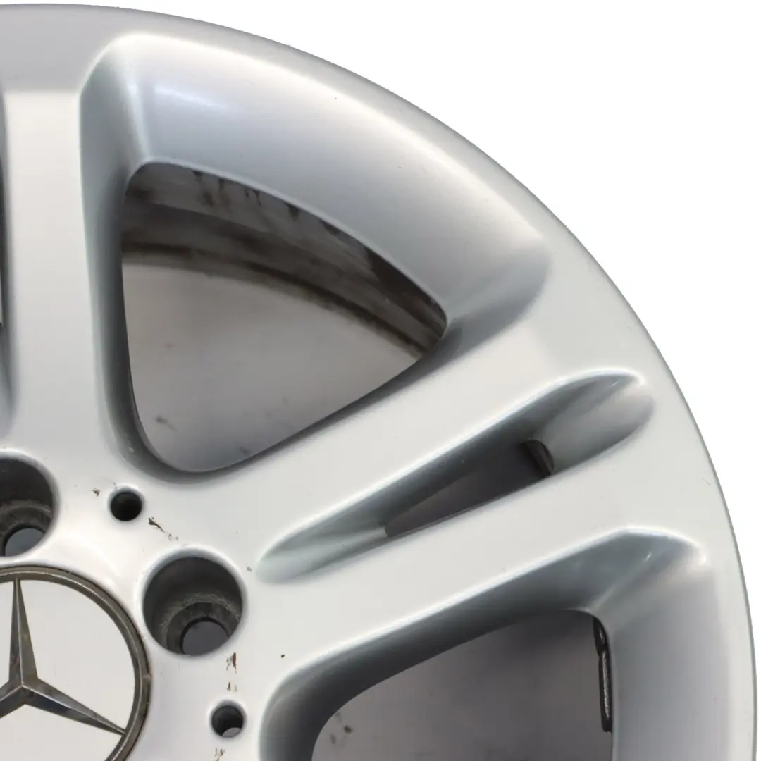 Mercedes W211 Llanta aleación plata 16" 5 radios dobles ET:42 7,5J - SKU A2114017102-2 - Número de pieza A2114017102