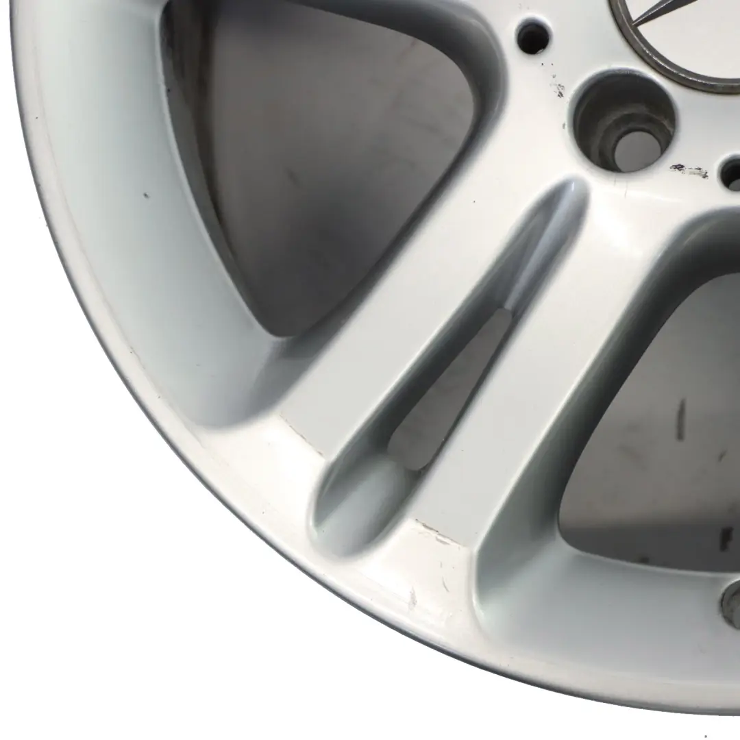 Mercedes W211 Silver Wheel Alloy Rim 16" 5 Double Spoke ET:42 7,5J - SKU A2114017102-2 - Part number A2114017102