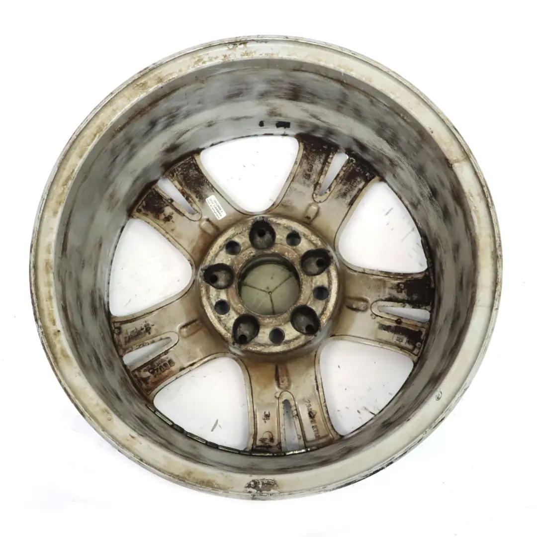 Mercedes W211 Silver Wheel Alloy Rim 16" 5 Double Spoke ET:42 7,5J - SKU A2114017102-2 - Part number A2114017102