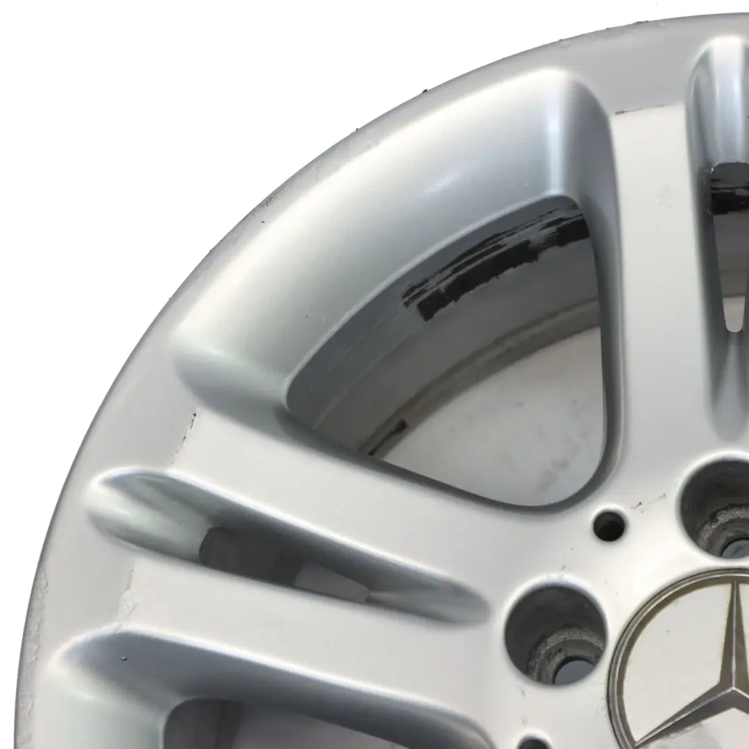 Mercedes W211 Silver Wheel Alloy Rim 16" 5 Double Spoke ET:42 7,5J - SKU A2114017102-3 - Part number A2114017102