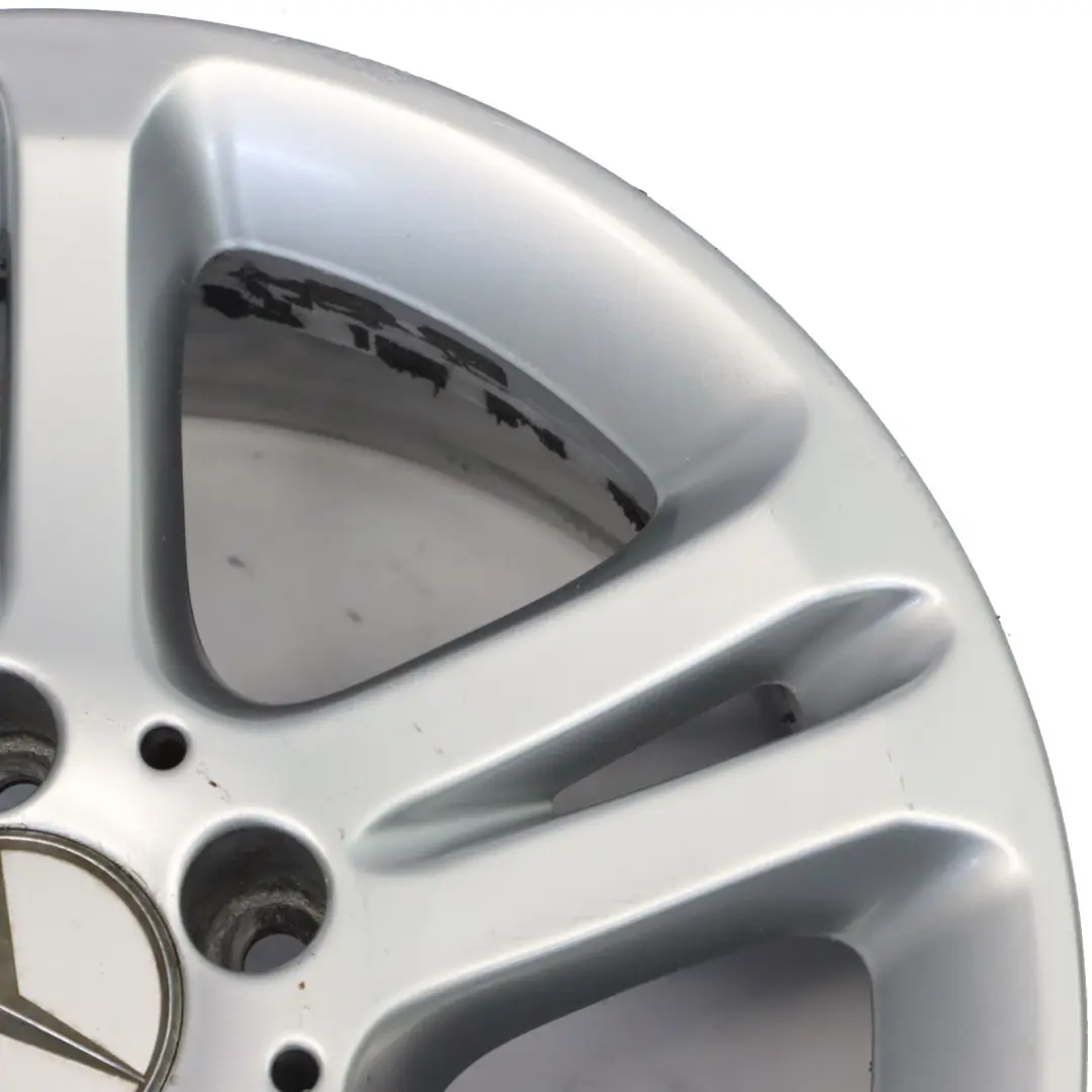 Mercedes W211 Silver Wheel Alloy Rim 16" 5 Double Spoke ET:42 7,5J - SKU A2114017102-3 - Part number A2114017102