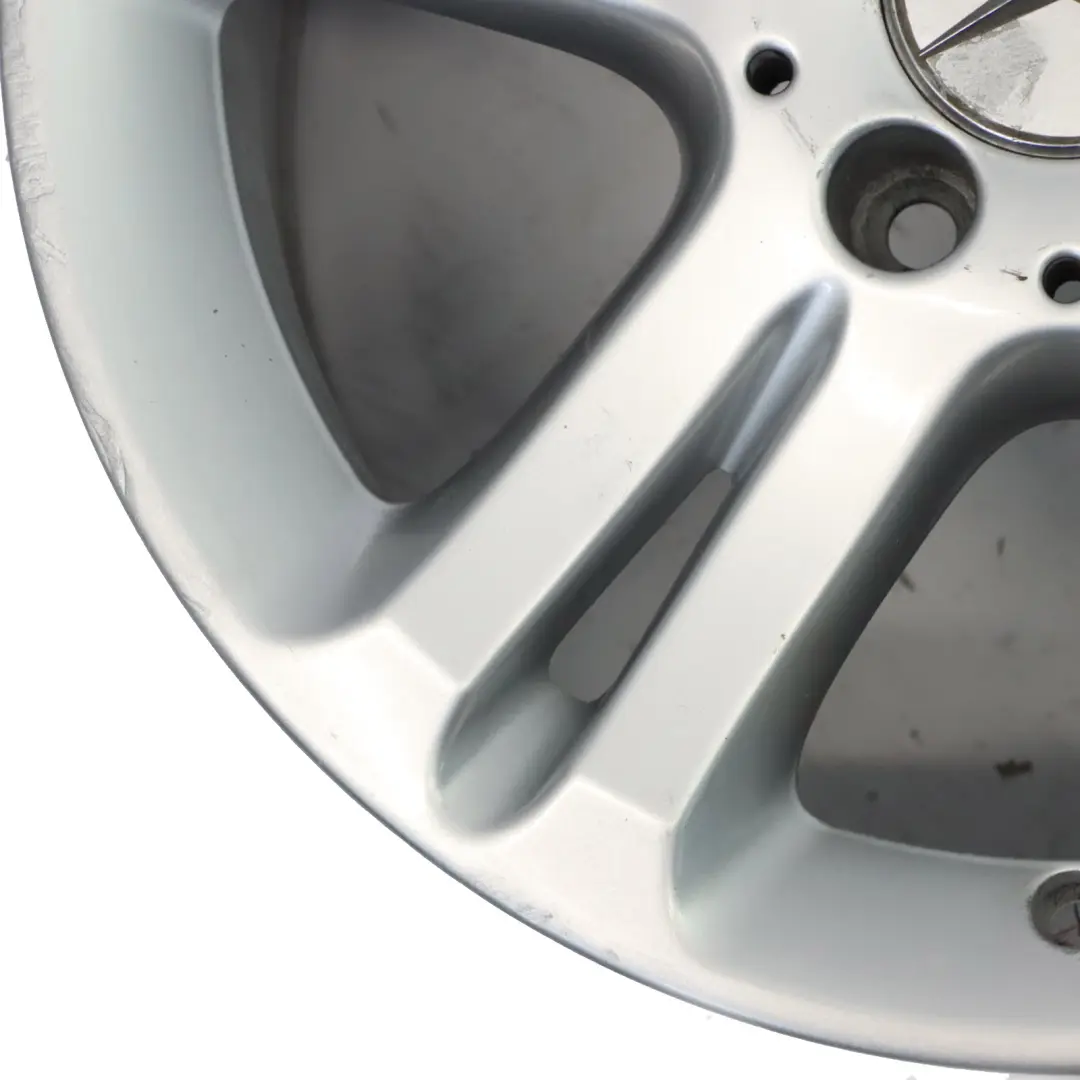 Mercedes W211 Silver Wheel Alloy Rim 16" 5 Double Spoke ET:42 7,5J - SKU A2114017102-3 - Part number A2114017102