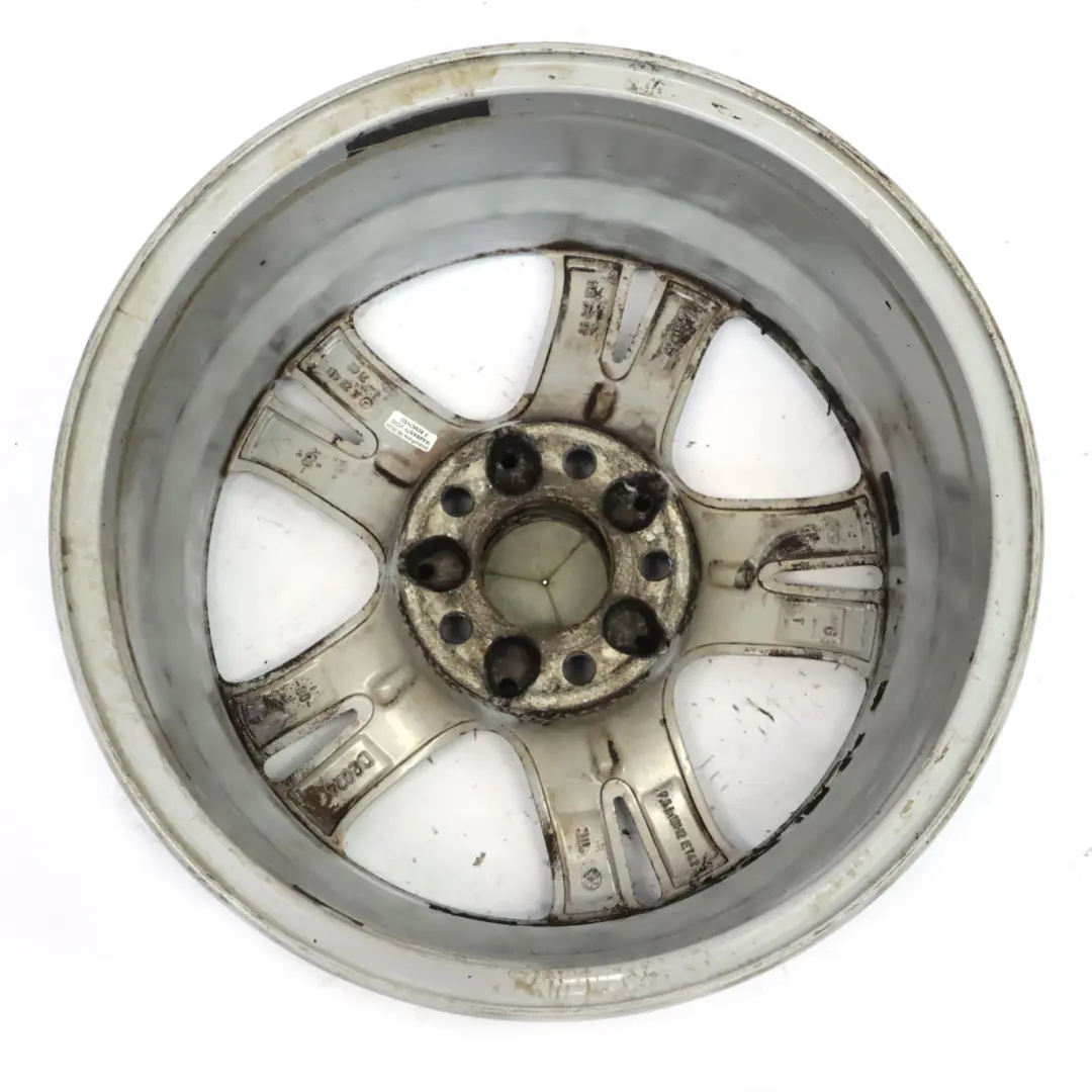 Mercedes W211 Silver Wheel Alloy Rim 16" 5 Double Spoke ET:42 7,5J - SKU A2114017102-3 - Part number A2114017102