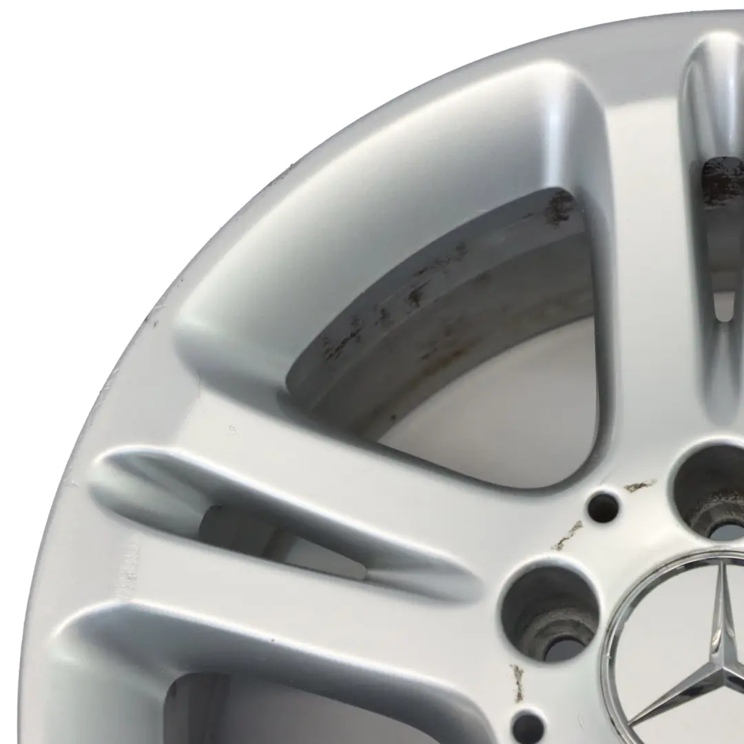 Mercedes W211 Silver Wheel Alloy Rim 16" 5 Double Spoke ET:42 7,5J - SKU A2114017102-4 - Part number A2114017102