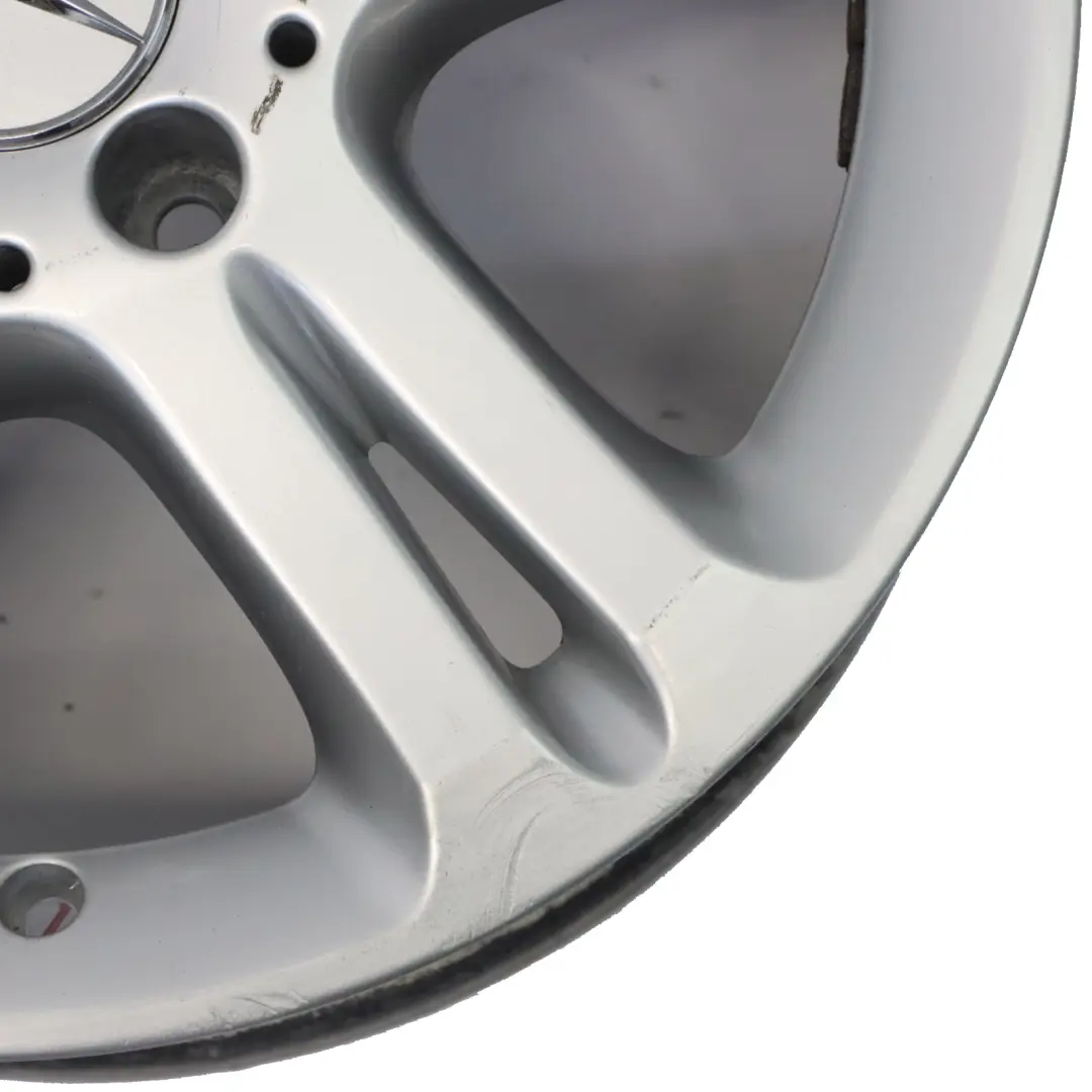 Mercedes W211 Silver Wheel Alloy Rim 16" 5 Double Spoke ET:42 7,5J - SKU A2114017102-4 - Part number A2114017102