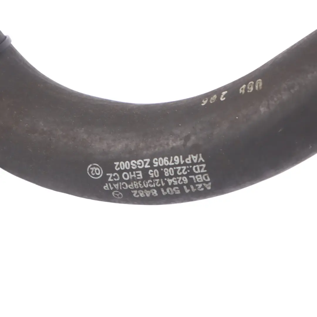 Mercedes W211 OM646 Radiatore acqua refrigerante Tubo flessibile - SKU A2115018482 - Numero di parte A2115018482