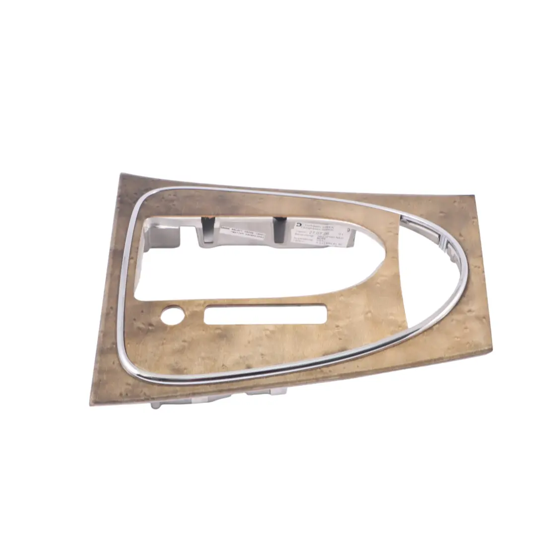 Mercedes W211 Automatic Gear Shift Selector Console Cover Trim Wood - SKU A2116808136-2 - Part number A2116808136