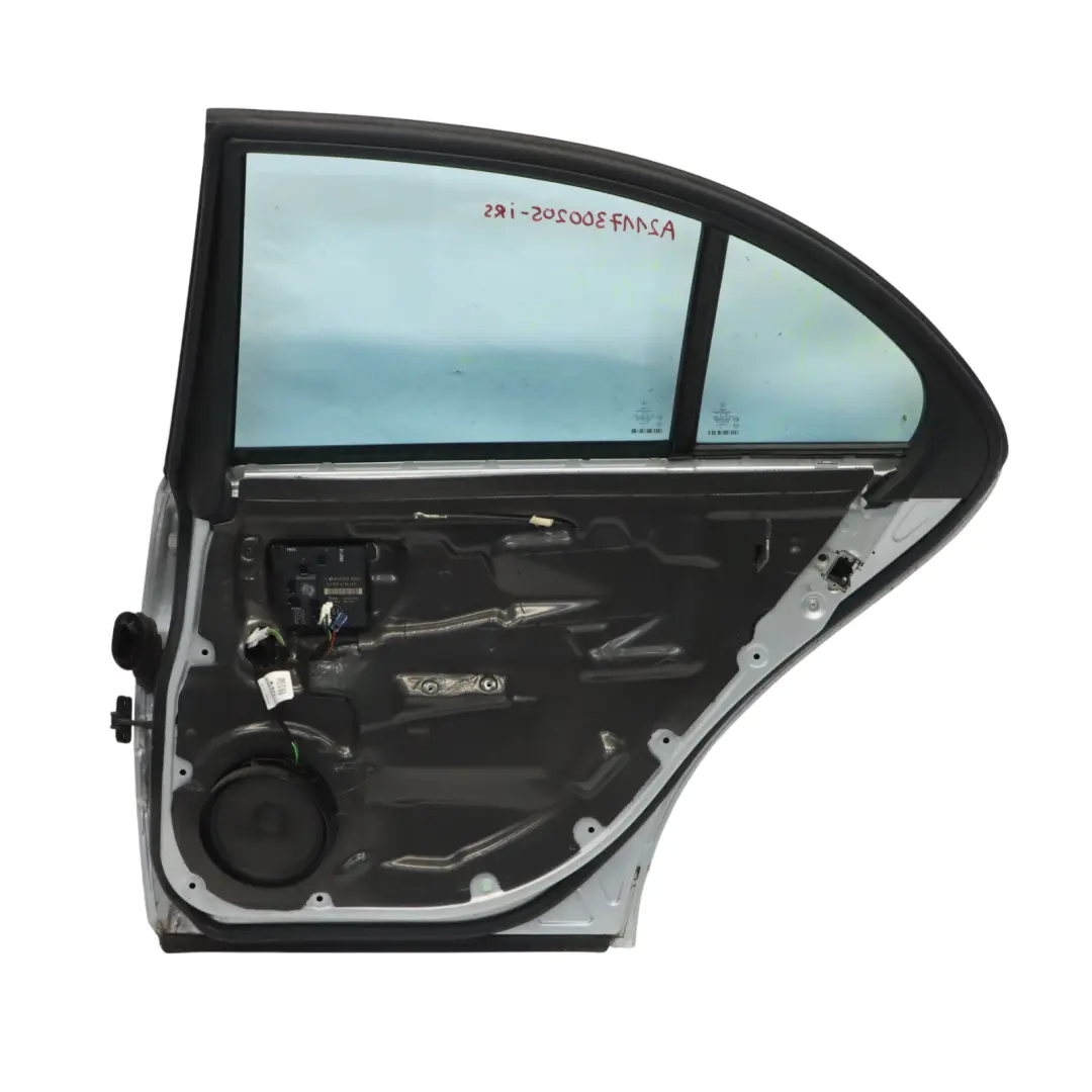 Door Rear Right O/S Iridium Silver Metallic - 775 to Mercedes W211 with Part number A2117300205 Mercedes W211 Door Rear Right O/S Iridium Silver Metallic - 775 - SKU A2117300205-IRS - Part number A2117300205