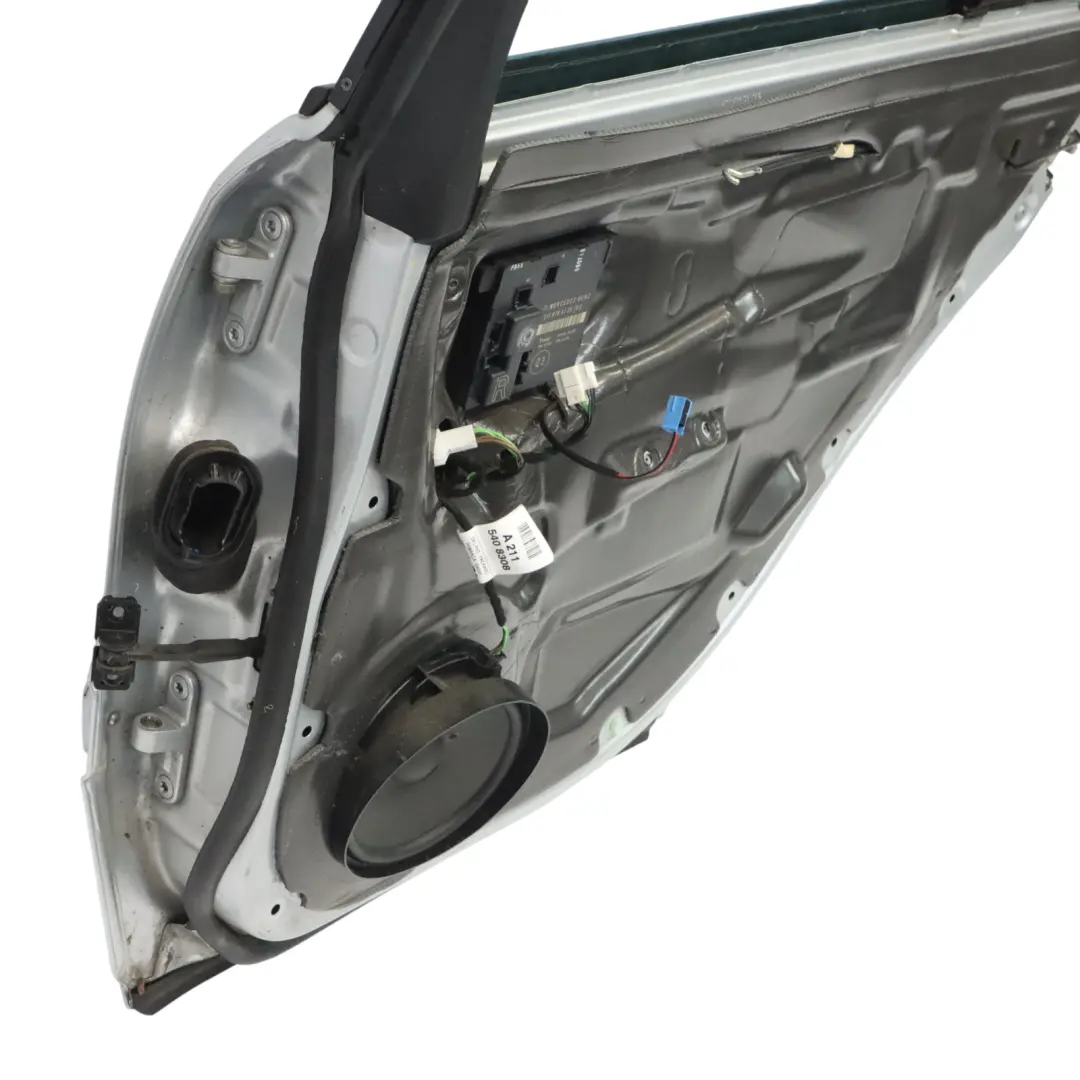 Door Rear Right O/S Iridium Silver Metallic - 775 to Mercedes W211 with Part number A2117300205 Mercedes W211 Door Rear Right O/S Iridium Silver Metallic - 775 - SKU A2117300205-IRS - Part number A2117300205