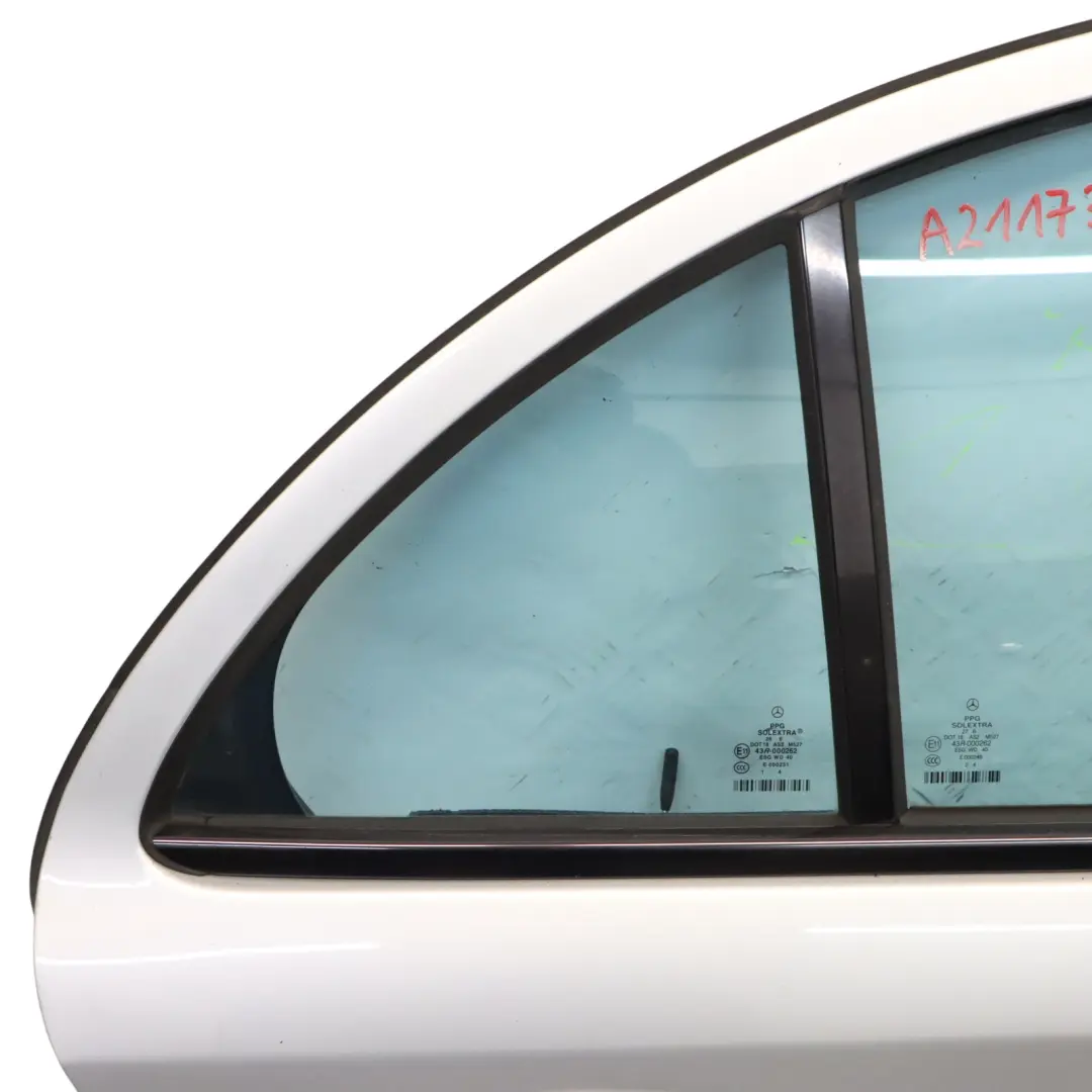 Mercedes W211 Door Rear Right O/S Iridium Silver Metallic - 775 - SKU A2117300205-IRS - Part number A2117300205