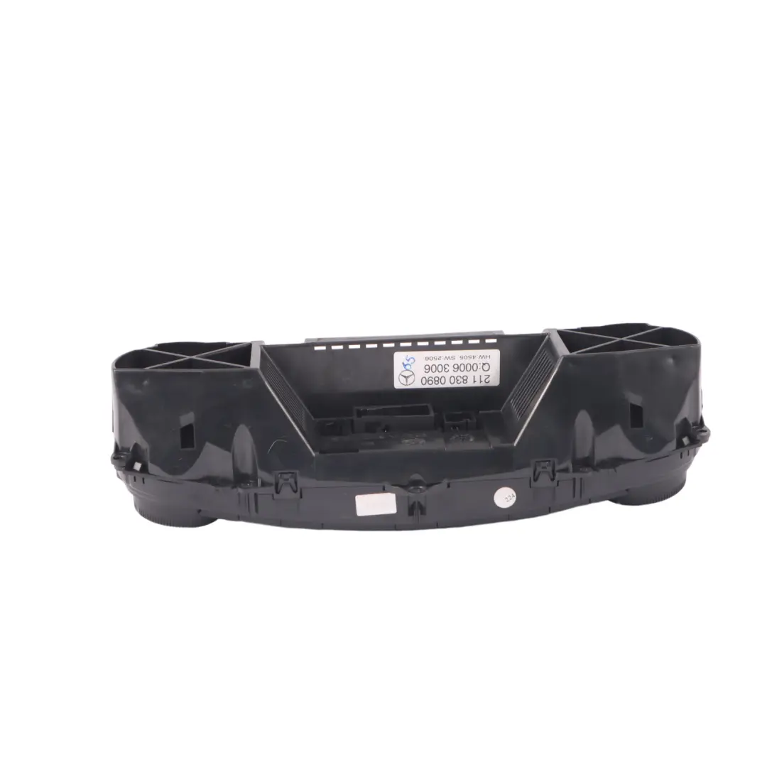Mercedes W211 A/C Heater Climate Control Unit Switch Panel - SKU A2118300890 - Part number A2118300890
