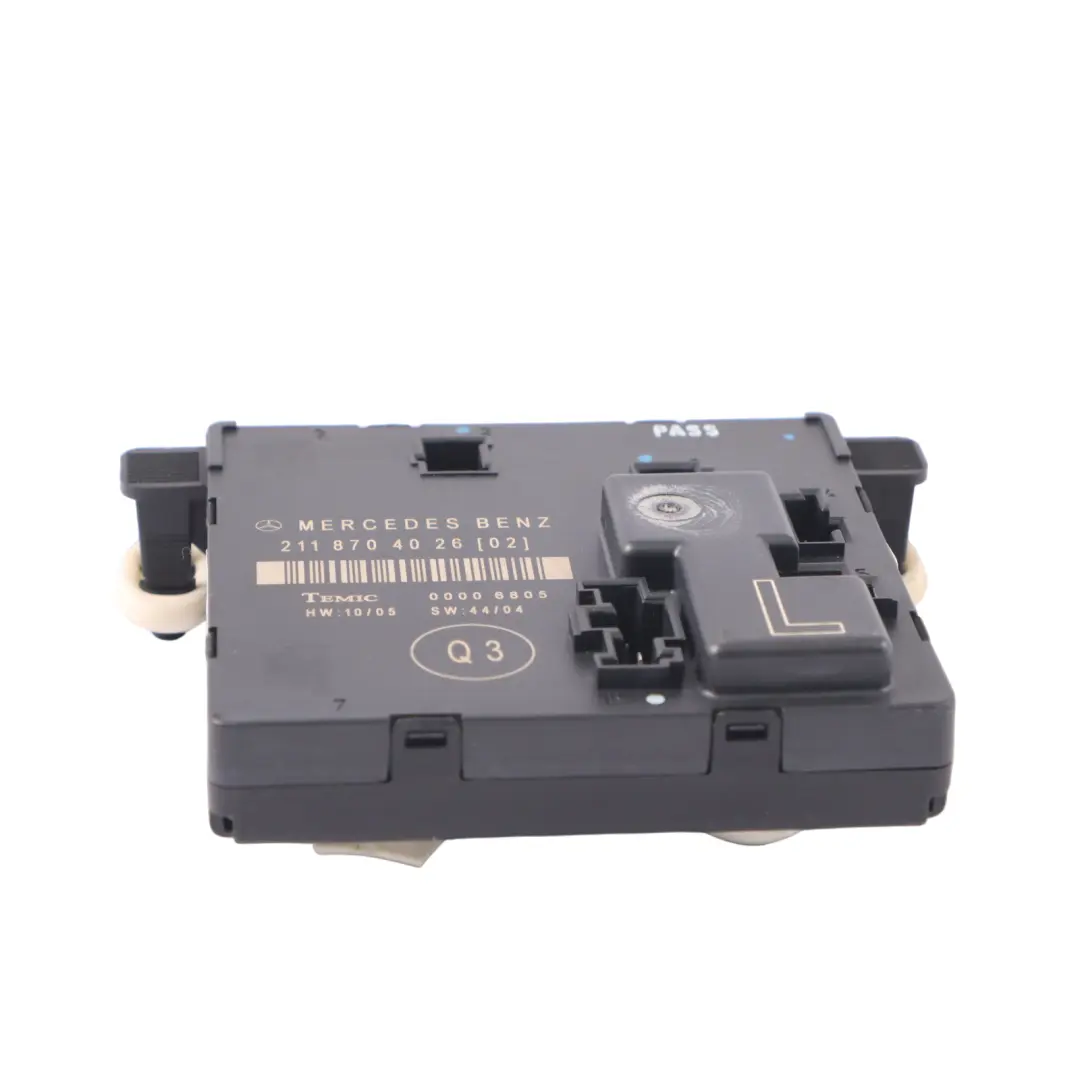 Türmodul Hinten Links Steuergerät ECU für Mercedes W211 mit Teilenummer A2118704026 Mercedes W211 Türmodul Hinten Links Steuergerät ECU - SKU A2118704026 - Teilenummer A2118704026