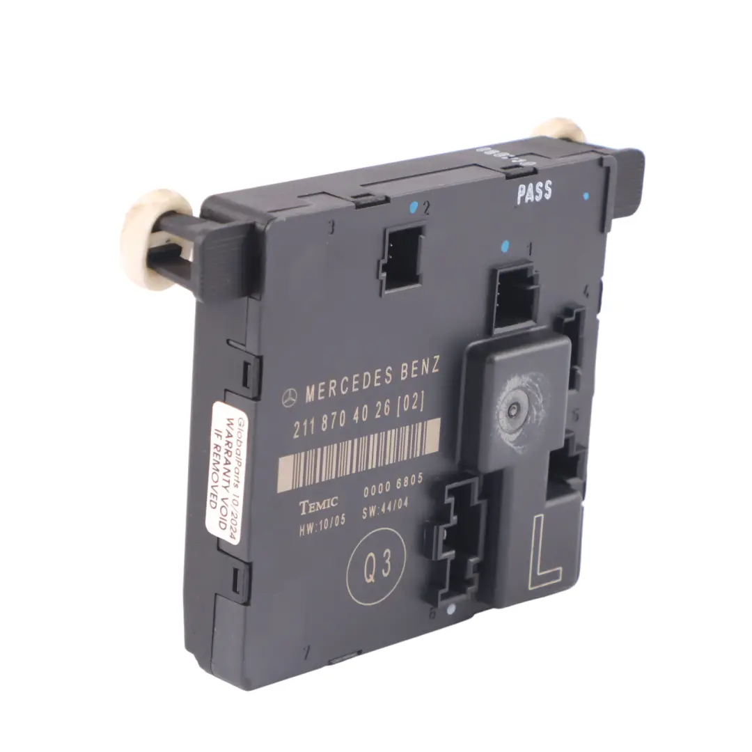 Mercedes W211 Door Module Rear Left N/S Control Unit ECU - SKU A2118704026 - Part number A2118704026
