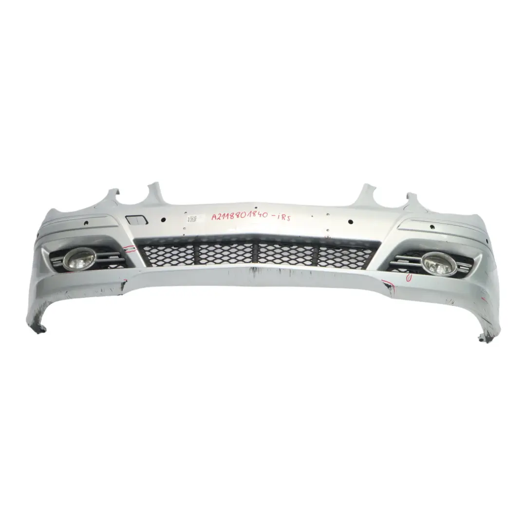 Front Bumper Sport Trim Panel Iridium Silver Metallic - 775 to Mercedes W211 with Part number A2118801840 Mercedes W211 Front Bumper Sport Trim Panel Iridium Silver Metallic - 775 - SKU A2118801840-IRS - Part number A2118801840