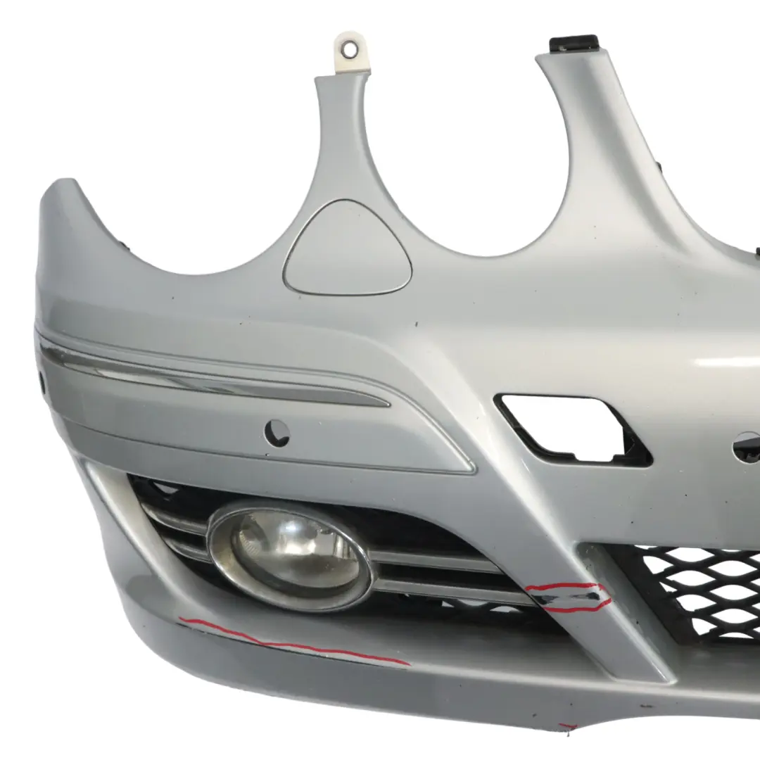 Front Bumper Sport Trim Panel Iridium Silver Metallic - 775 to Mercedes W211 with Part number A2118801840 Mercedes W211 Front Bumper Sport Trim Panel Iridium Silver Metallic - 775 - SKU A2118801840-IRS - Part number A2118801840