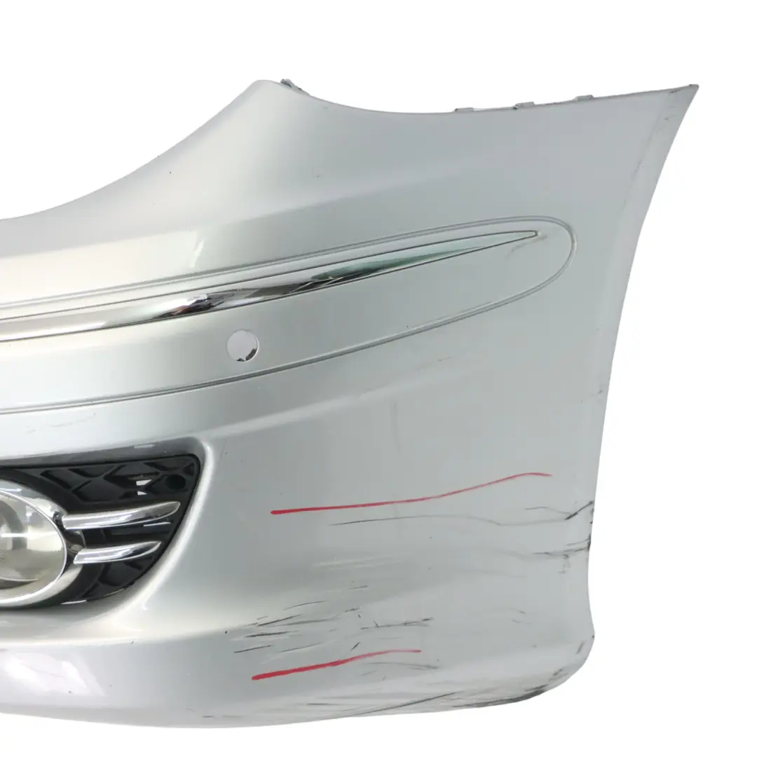 Front Bumper Sport Trim Panel Iridium Silver Metallic - 775 to Mercedes W211 with Part number A2118801840 Mercedes W211 Front Bumper Sport Trim Panel Iridium Silver Metallic - 775 - SKU A2118801840-IRS - Part number A2118801840