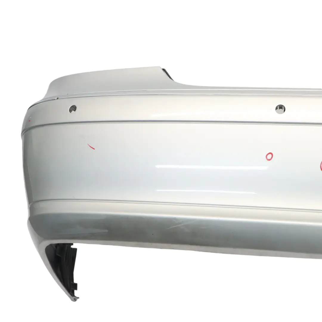 Bumper Trim Panel Covering Iridium Silver Metallic - 775 to Mercedes W211 Rear with Part number A2118803340 Mercedes W211 Rear Bumper Trim Panel Covering Iridium Silver Metallic - 775 - SKU A2118803340-IRS - Part number A2118803340