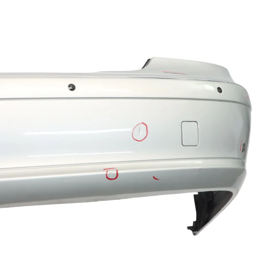 Zderzak Tylny Iridium Silver Srebrny Metalik - 775 do Mercedes W211 o numerze A2118803340 Mercedes W211 Zderzak Tylny Iridium Silver Srebrny Metalik - 775 - SKU A2118803340-IRS - Numer Części A2118803340