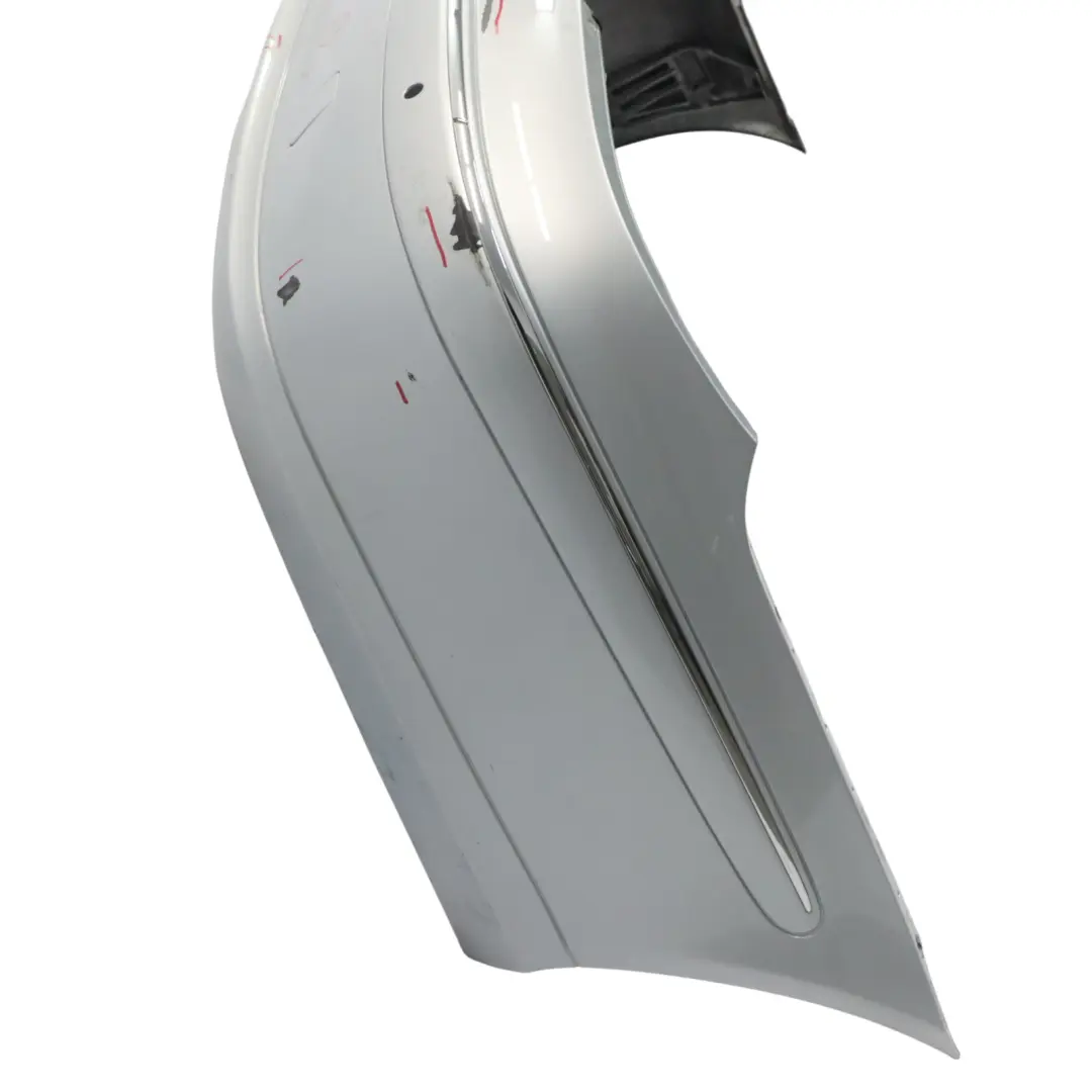Bumper Trim Panel Covering Iridium Silver Metallic - 775 to Mercedes W211 Rear with Part number A2118803340 Mercedes W211 Rear Bumper Trim Panel Covering Iridium Silver Metallic - 775 - SKU A2118803340-IRS - Part number A2118803340