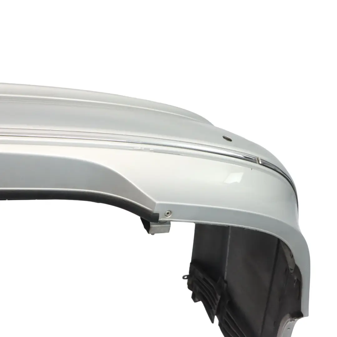 Bumper Trim Panel Covering Iridium Silver Metallic - 775 to Mercedes W211 Rear with Part number A2118803340 Mercedes W211 Rear Bumper Trim Panel Covering Iridium Silver Metallic - 775 - SKU A2118803340-IRS - Part number A2118803340