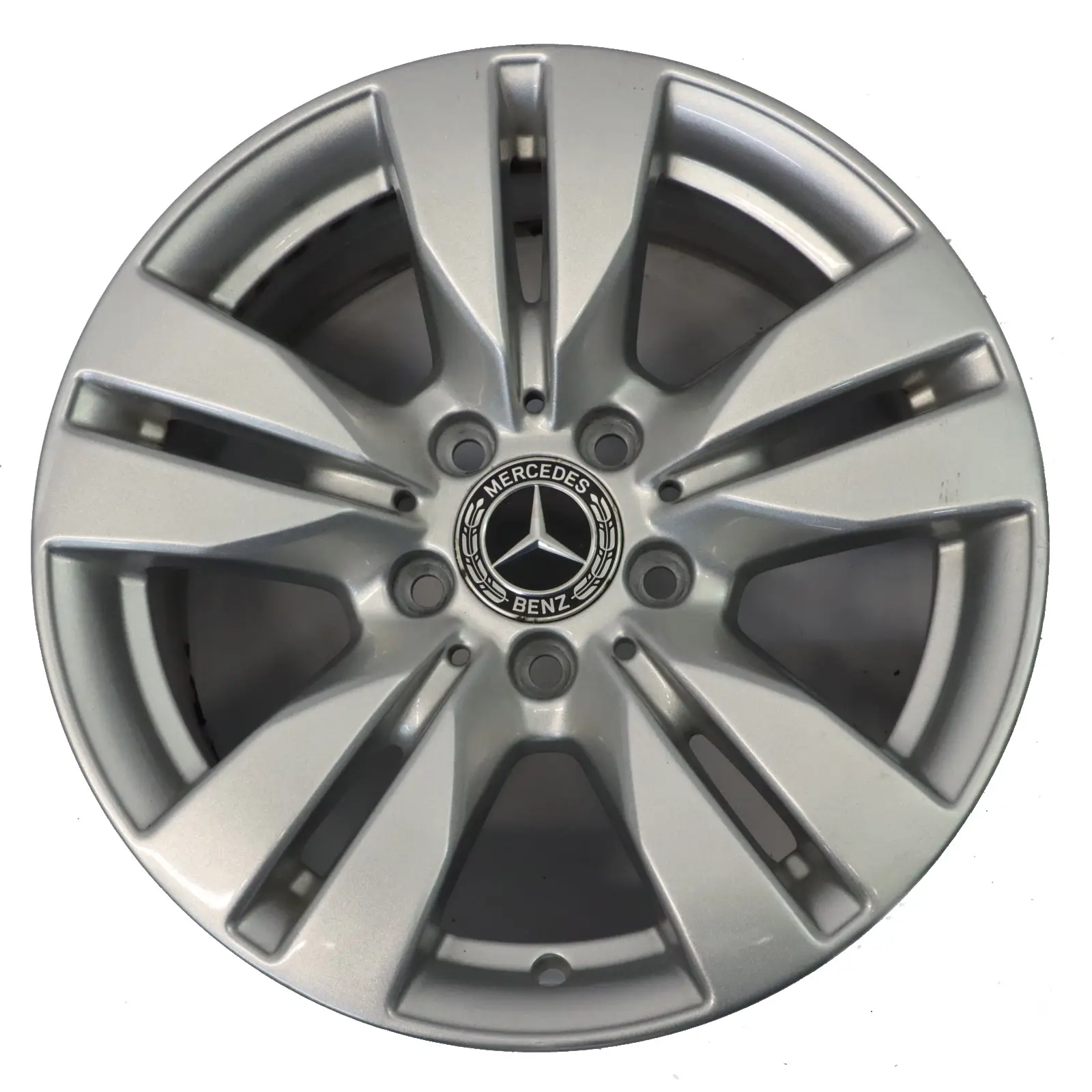 Mercedes W212 Cerchio In Lega Argento A 5 Doppie Razze 16" ET:46 8j A2124010202