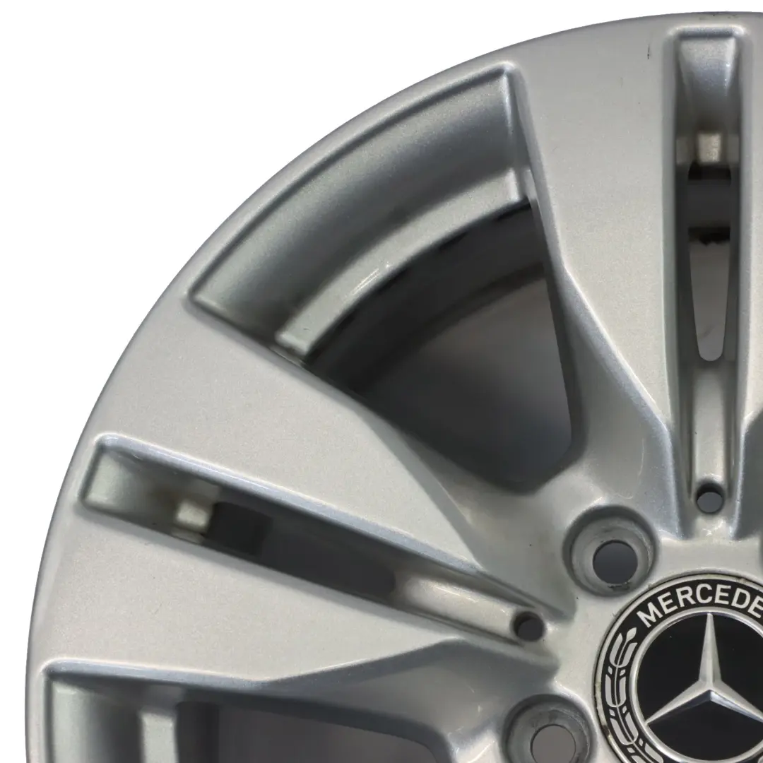 Mercedes W212 Cerchio In Lega Argento A 5 Doppie Razze 16" ET:46 8j - SKU A2124010202-1 - Numero di parte A2124010202