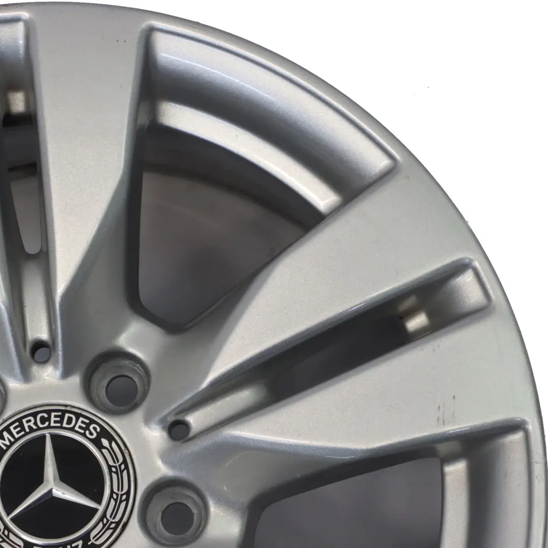 Mercedes W212 Cerchio In Lega Argento A 5 Doppie Razze 16" ET:46 8j - SKU A2124010202-1 - Numero di parte A2124010202