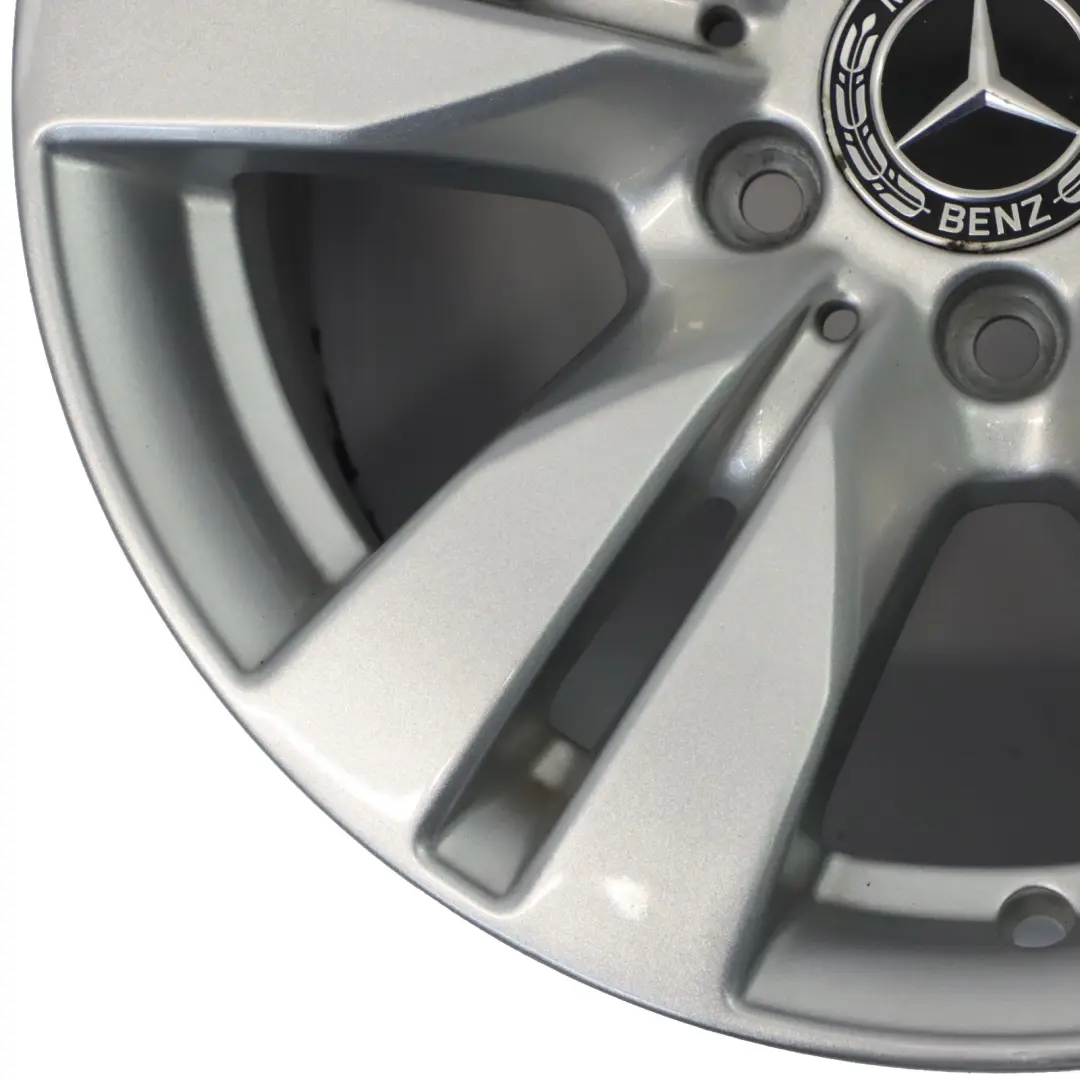 Mercedes W212 Cerchio In Lega Argento A 5 Doppie Razze 16" ET:46 8j - SKU A2124010202-1 - Numero di parte A2124010202