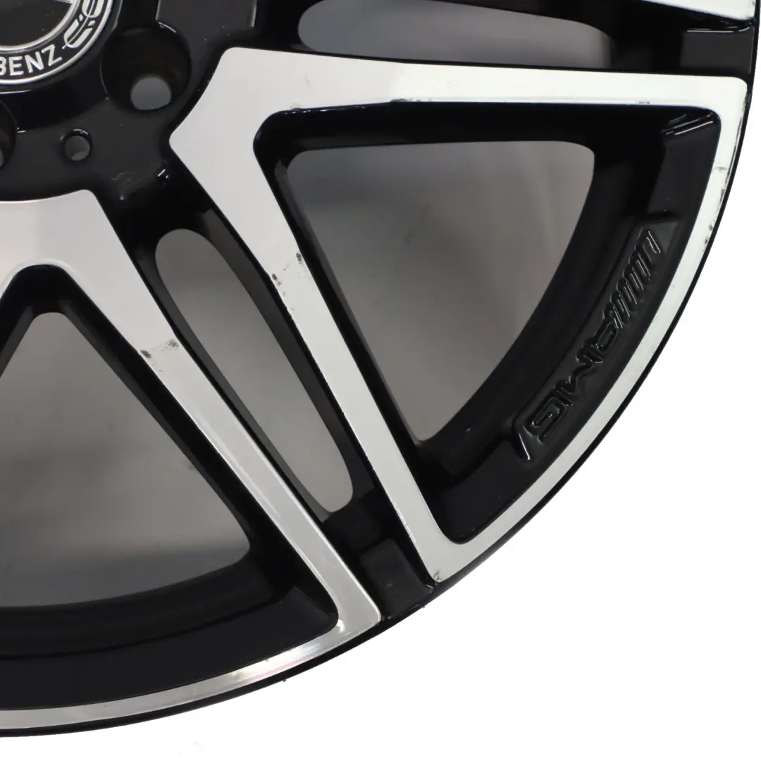 Mercedes C207 Alloy Wheel Rim 19" AMG 7 Double Spoked 8,5J ET:44 - SKU A2124011900-4 - Part number A2124011900